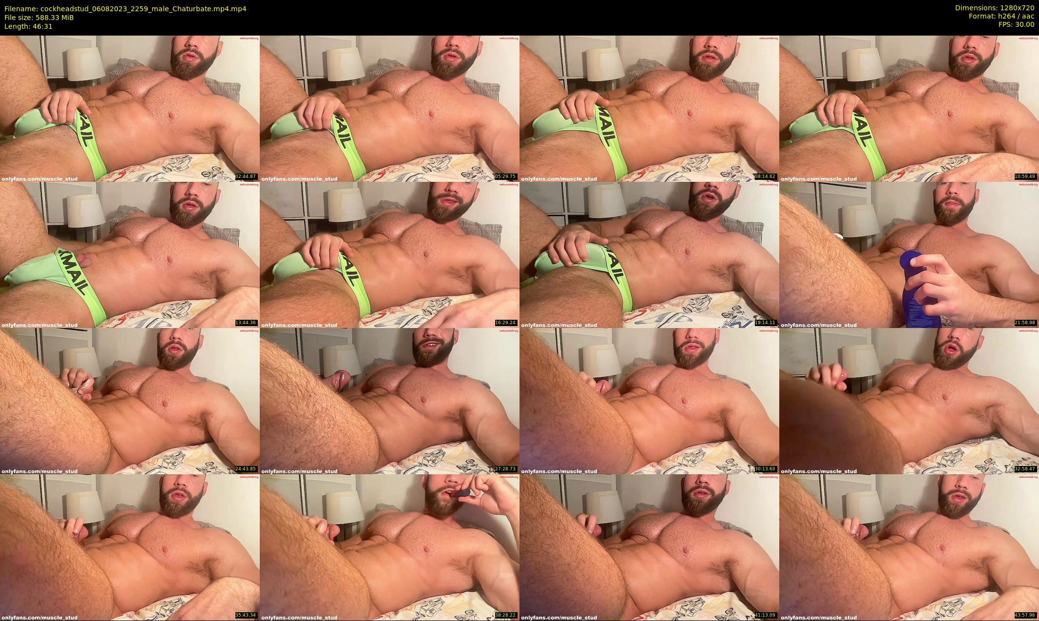 cockheadstud — 47 minute Chaturbate male cam show recording, 720p, Aug 6, 2023