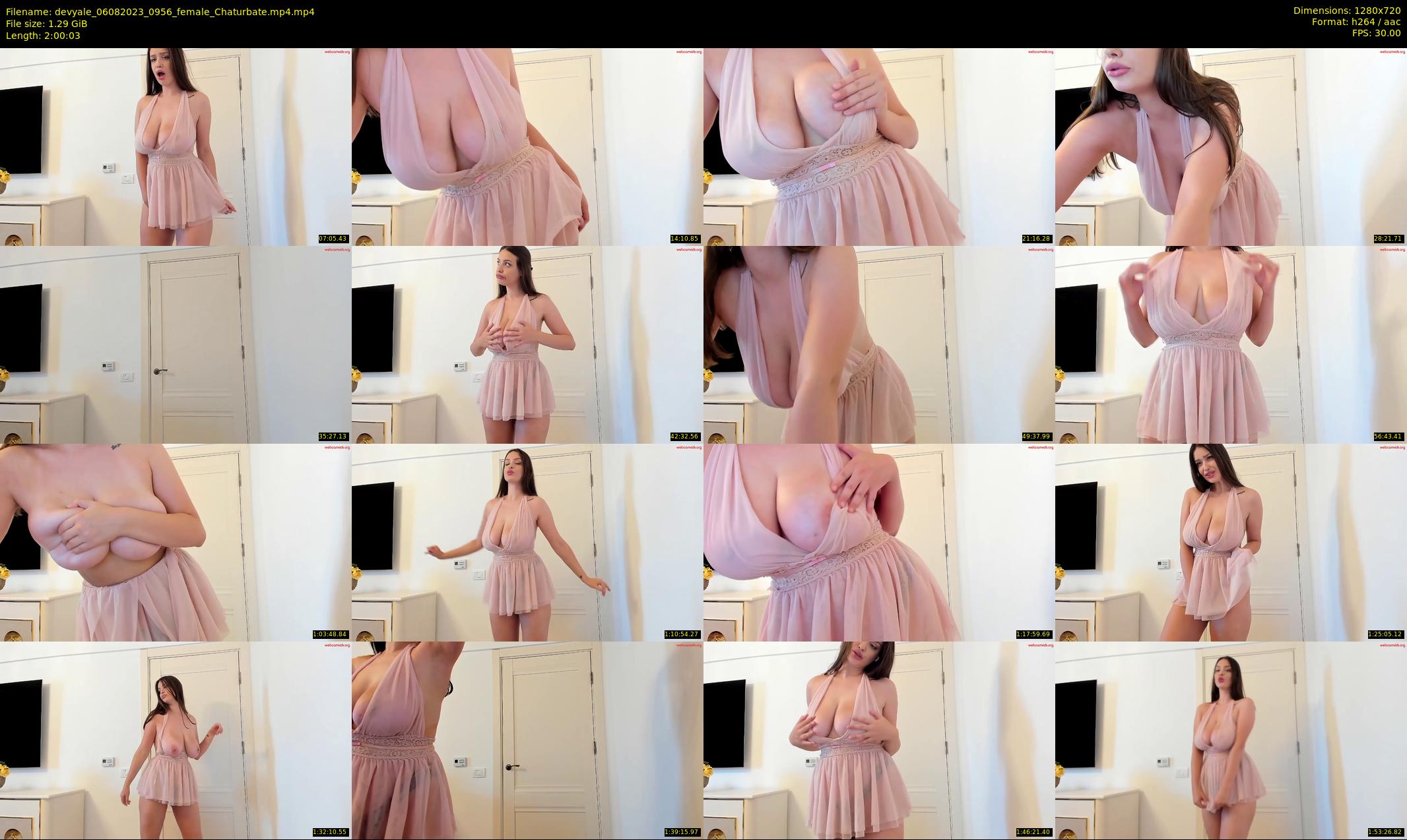 devyale — 121 minute Chaturbate female cam show recording, 720p, Aug 6, 2023