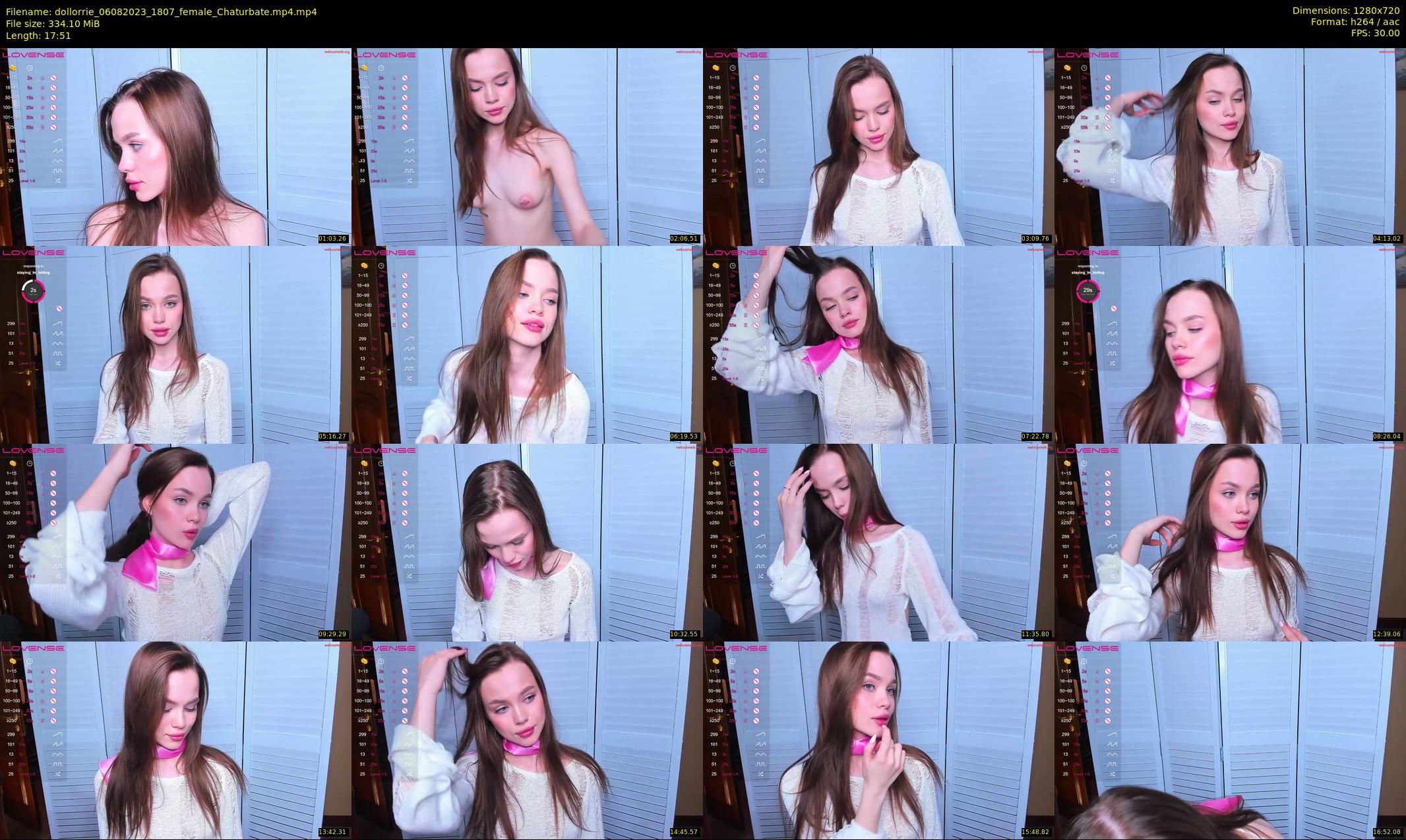 dollorrie — 18 minute Chaturbate couple cam show recording, 720p, Aug 6, 2023