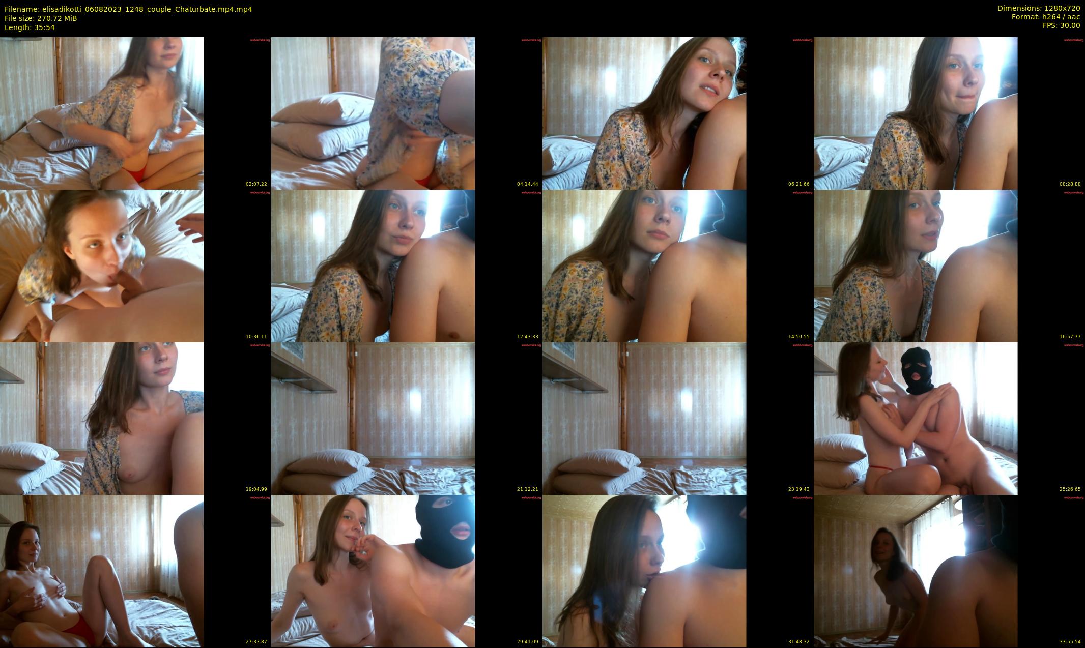 elisadikotti — 36 minute Chaturbate couple cam show recording, 720p, Aug 6, 2023