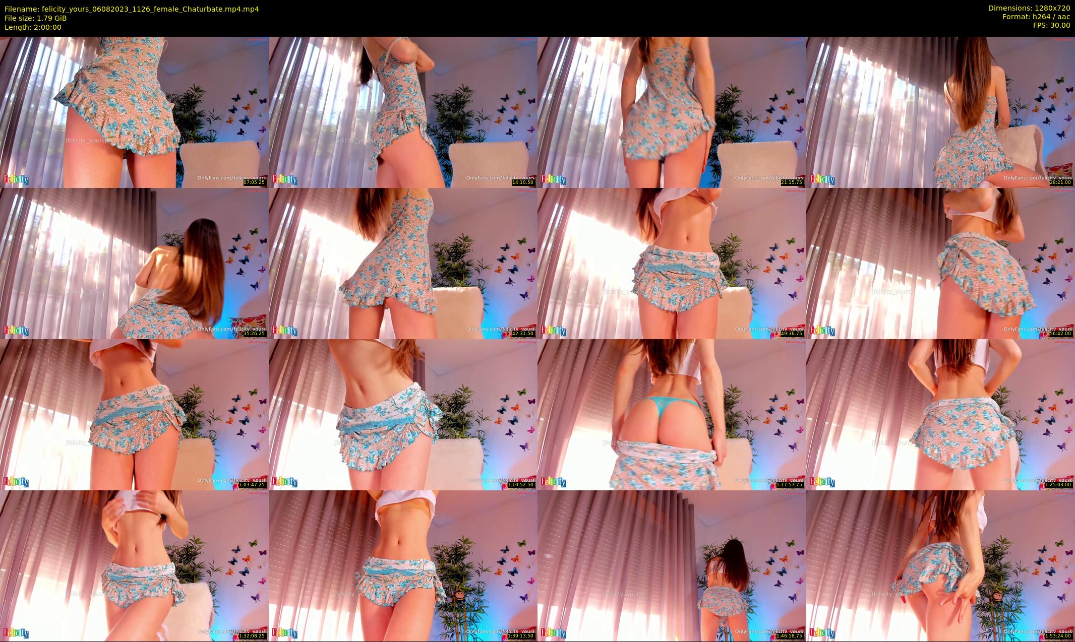felicity_yours — 120 minute Chaturbate female cam show recording, 720p, Aug 6, 2023