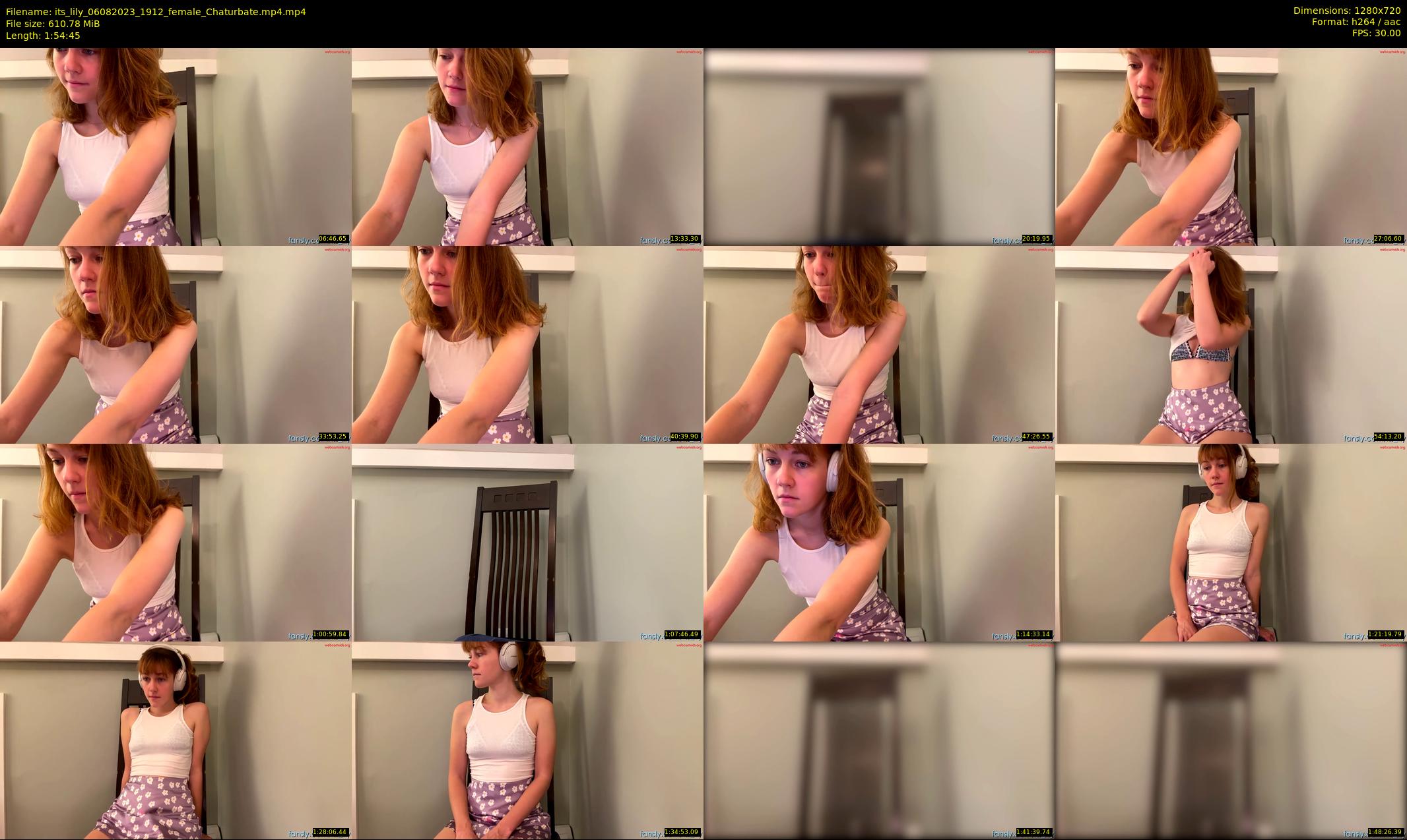 its_lily — 115 minute Chaturbate female cam show recording, 720p, Aug 6, 2023