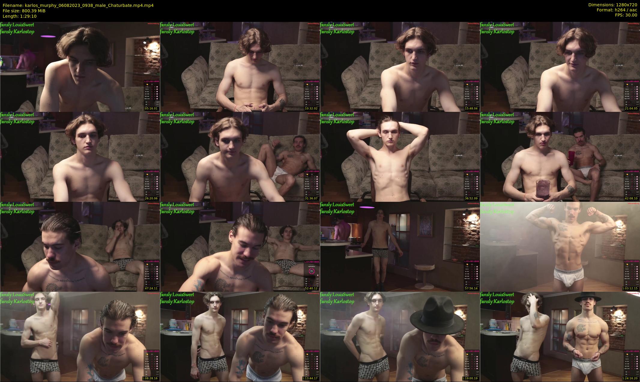 karlos_murphy — 90 minute Chaturbate male cam show recording, 720p, Aug 6, 2023