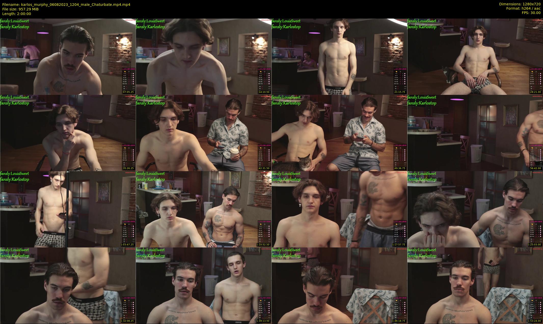 karlos_murphy — 120 minute Chaturbate male cam show recording, 720p, Aug 6, 2023