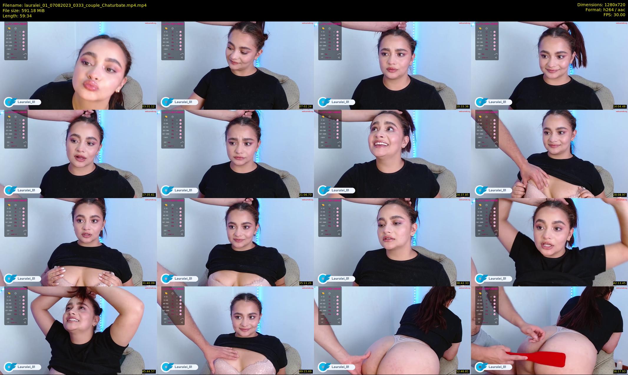 lauralei_01 — 60 minute Chaturbate couple cam show recording, 720p, Aug 7, 2023