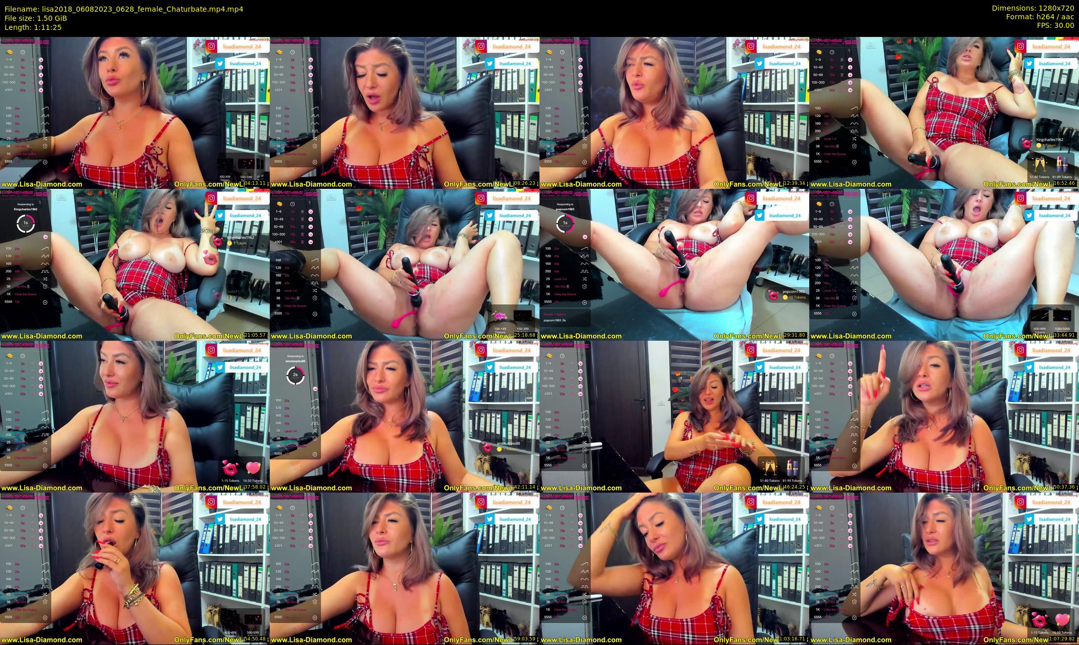 lisa2018 — 72 minute Chaturbate female cam show recording, 720p, Aug 6, 2023