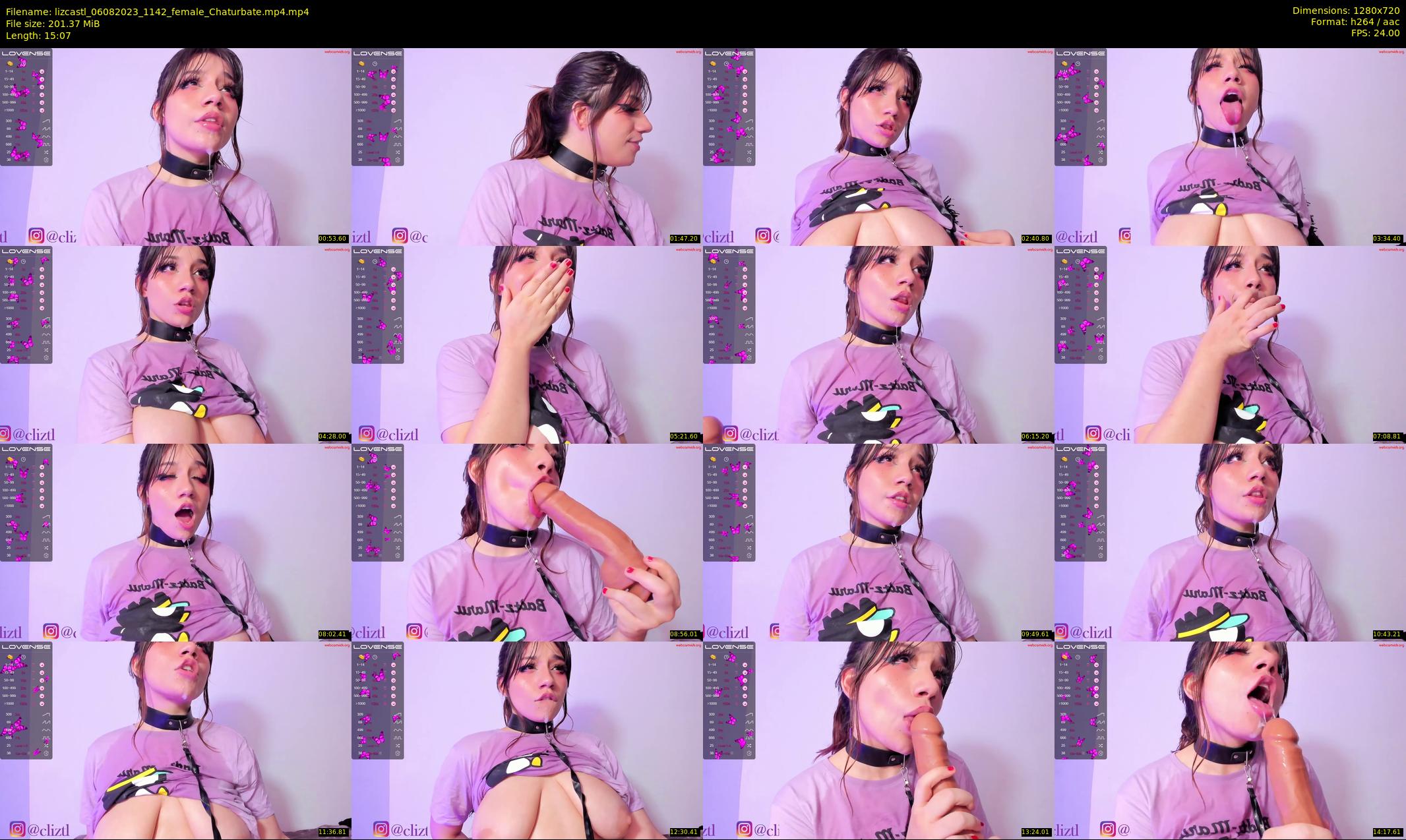 lizcastl — 16 minute Chaturbate female cam show recording, 720p, Aug 6, 2023