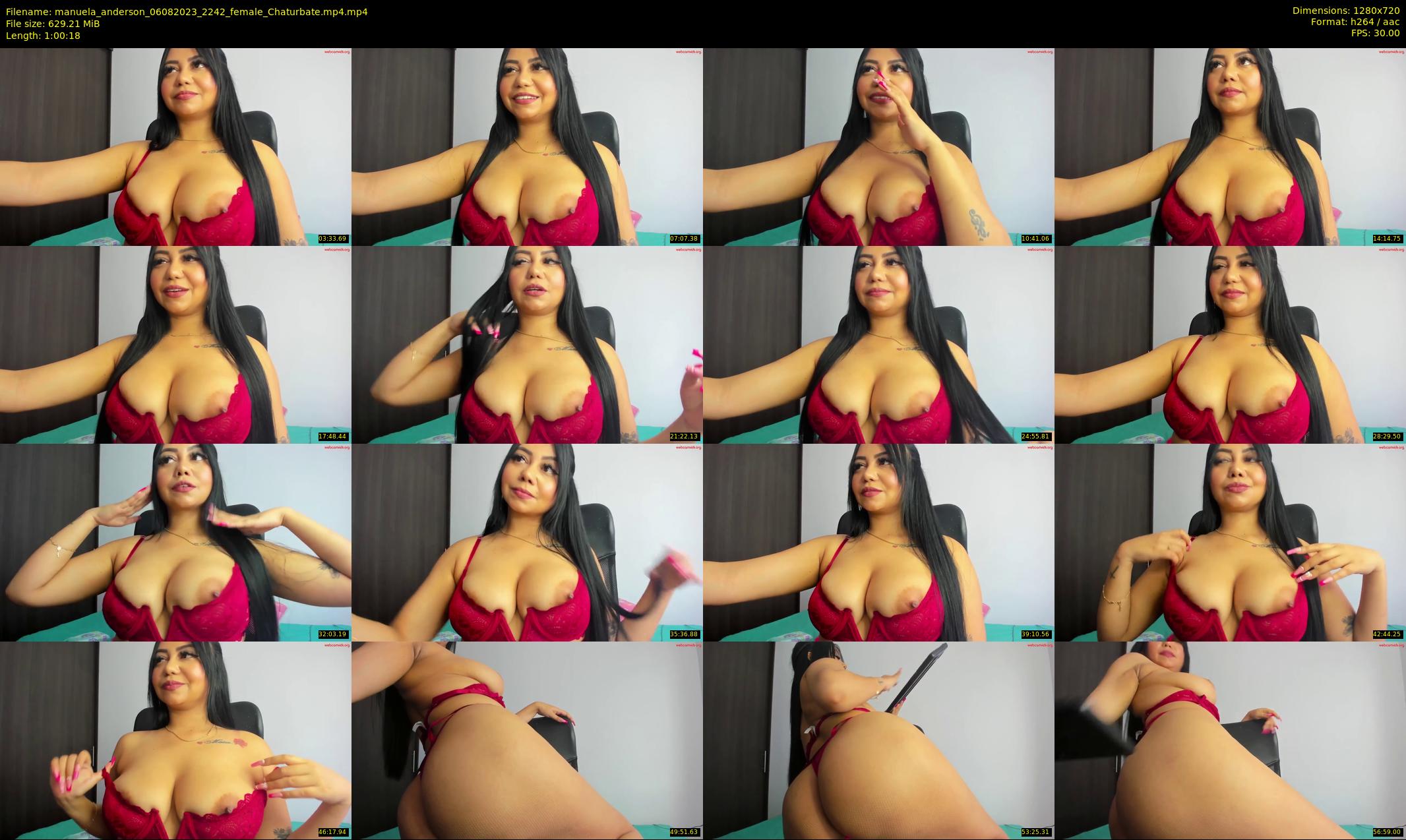 manuela_anderson — 61 minute Chaturbate female cam show recording, 720p, Aug 6, 2023