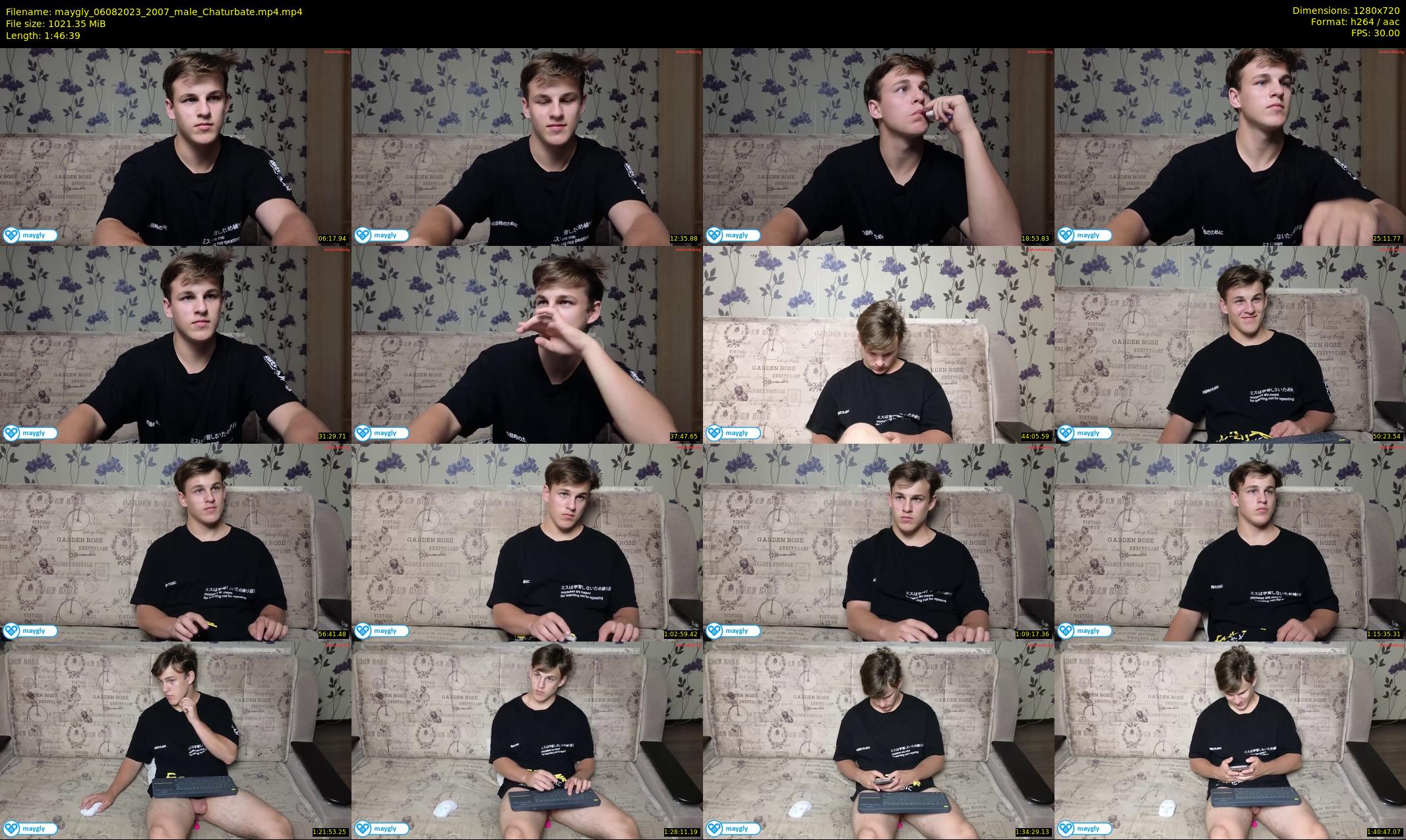 maygly — 107 minute Chaturbate male cam show recording, 720p, Aug 6, 2023