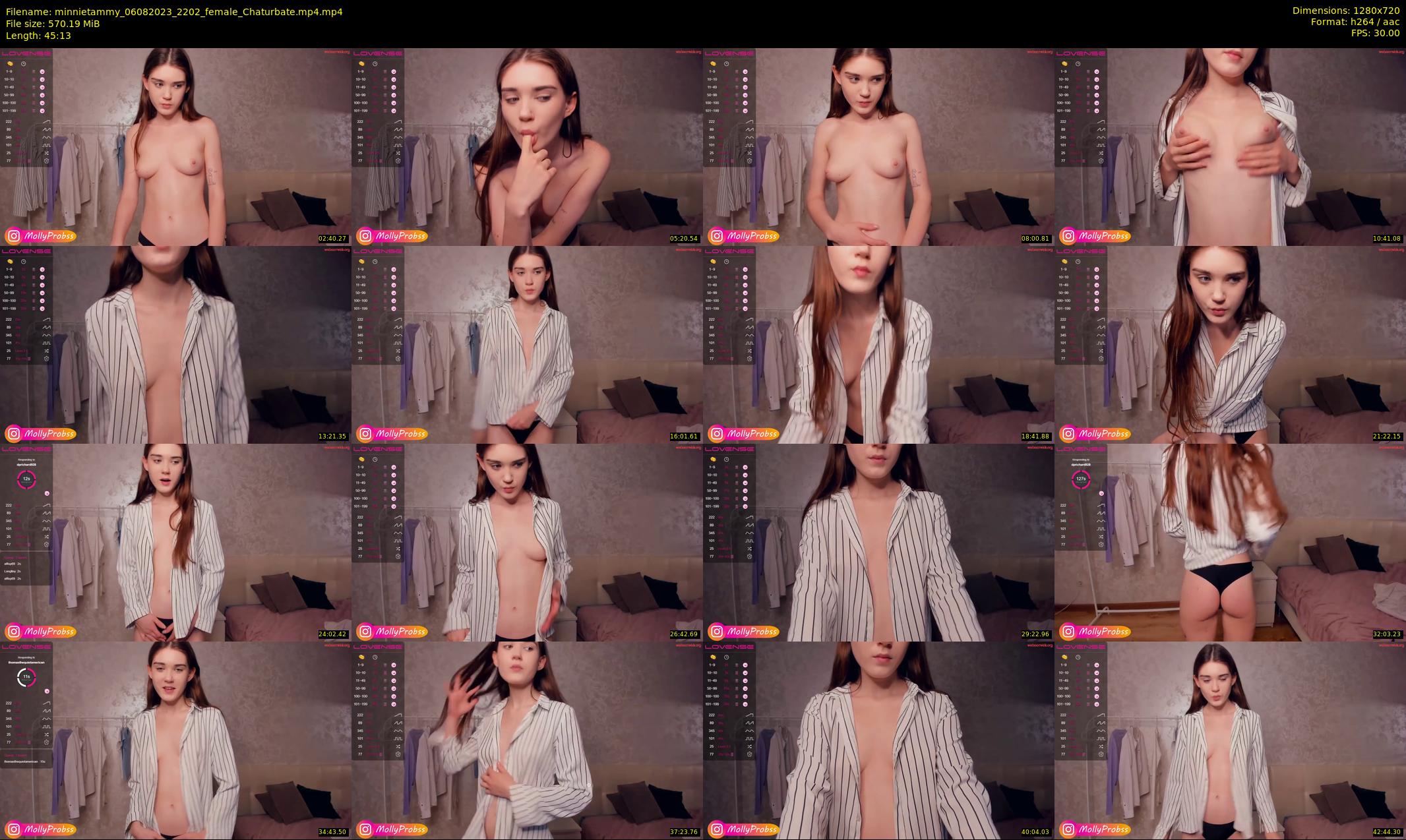 minnietammy — 46 minute Chaturbate female cam show recording, 720p, Aug 6, 2023