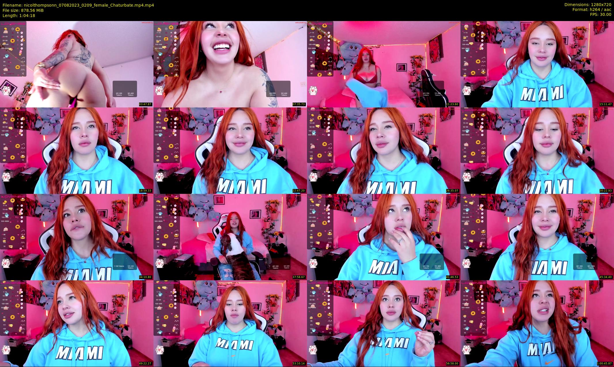 nicolthompsonn — 65 minute Chaturbate female cam show recording, 720p, Aug 7, 2023