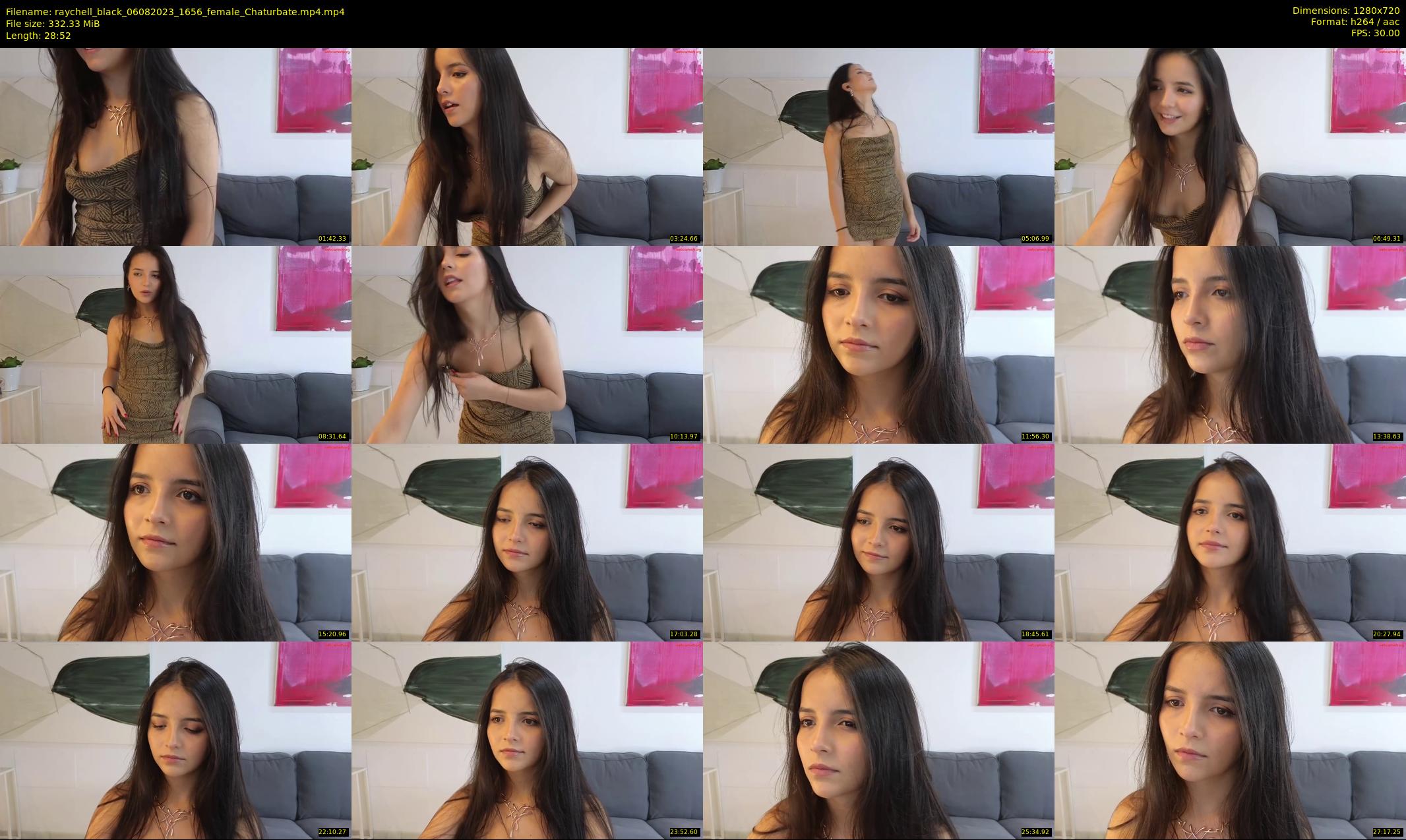 raychell_black — 29 minute Chaturbate female cam show recording, 720p, Aug 6, 2023