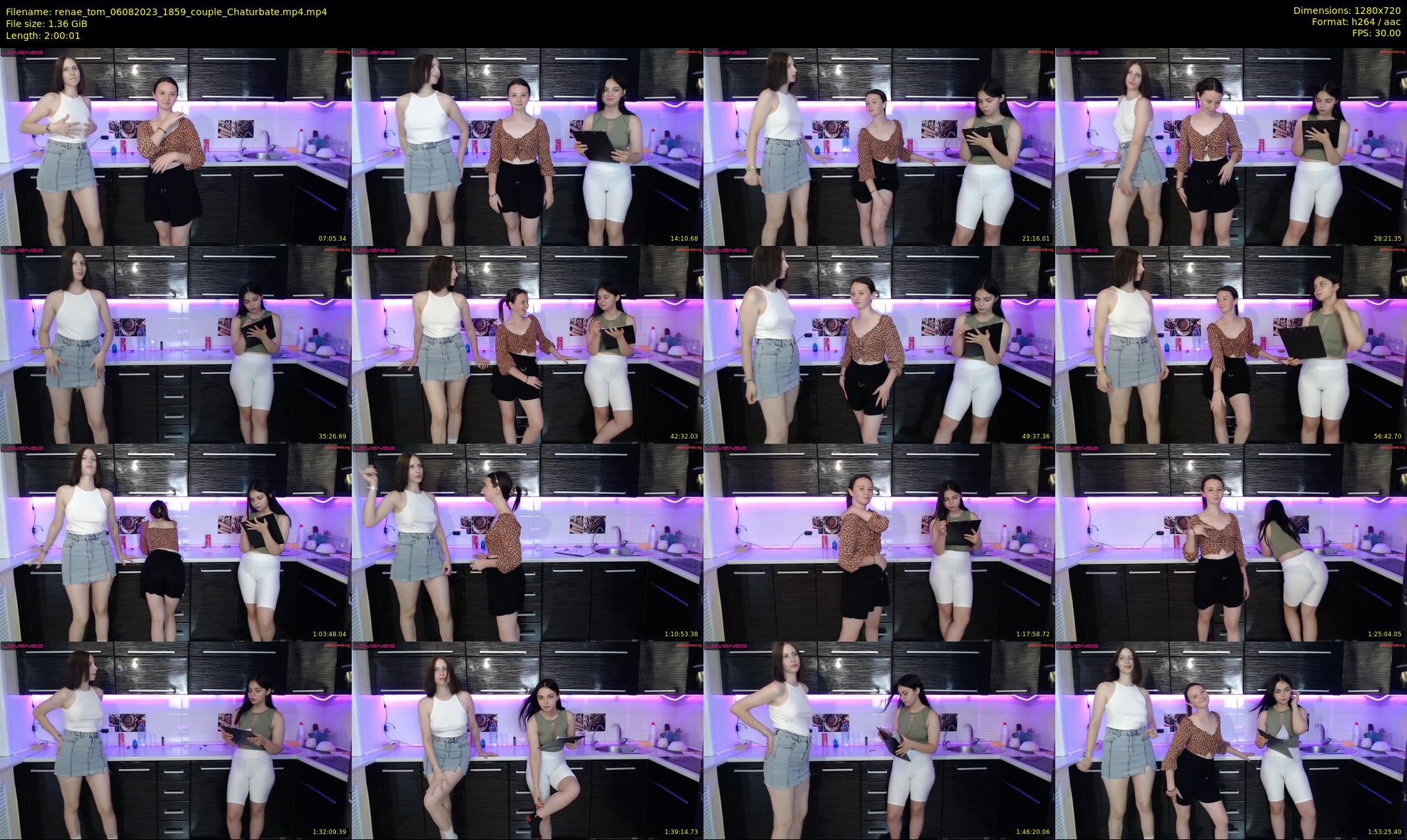 renae_tom — 121 minute Chaturbate couple cam show recording, 720p, Aug 6, 2023