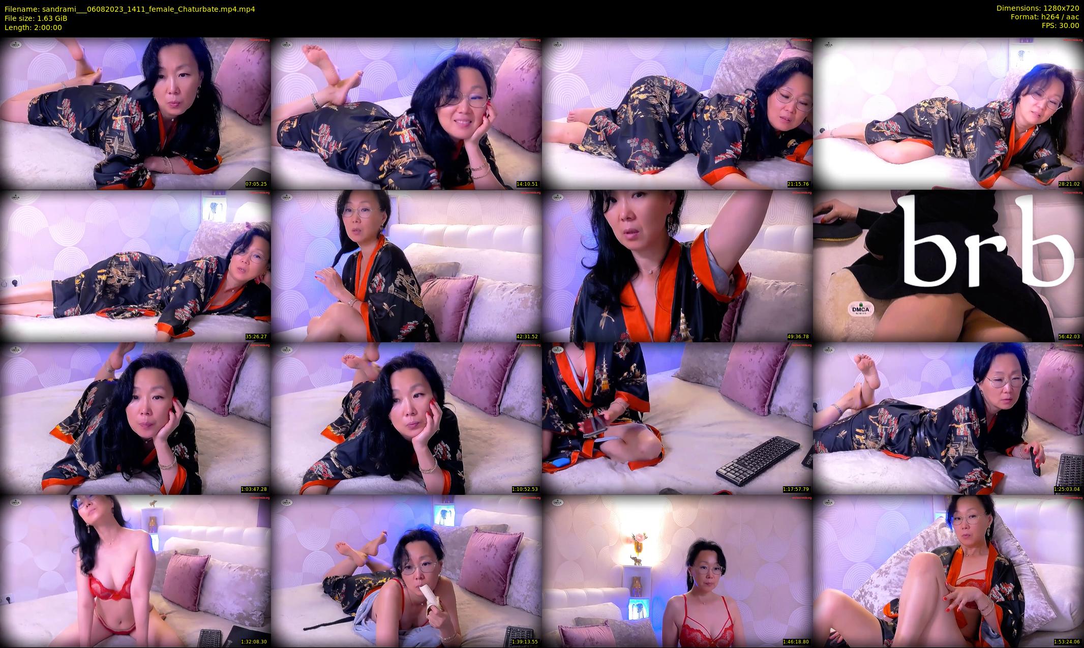 sandrami__ — 120 minute Chaturbate female cam show recording, 720p, Aug 6, 2023
