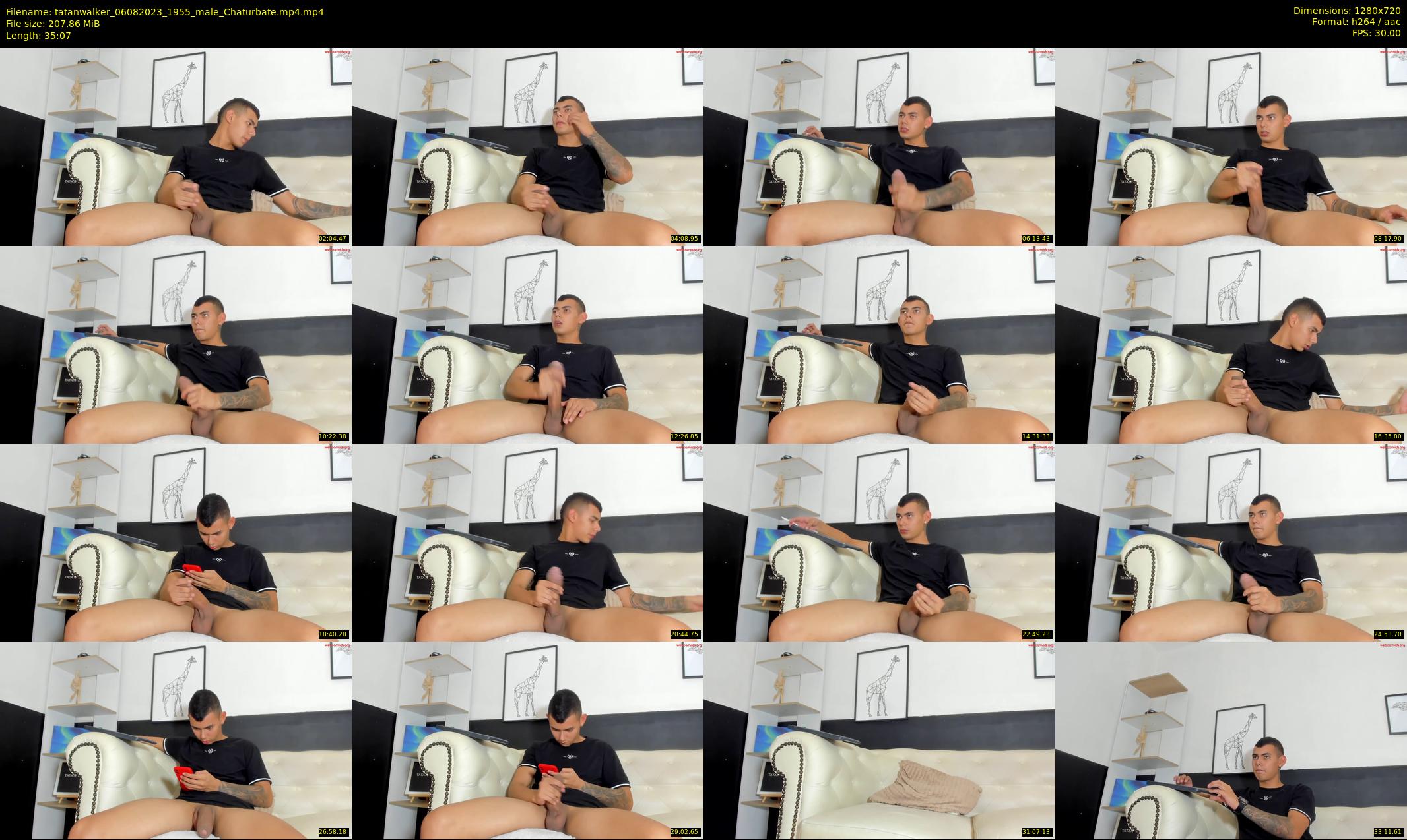 tatanwalker — 36 minute Chaturbate male cam show recording, 720p, Aug 6, 2023