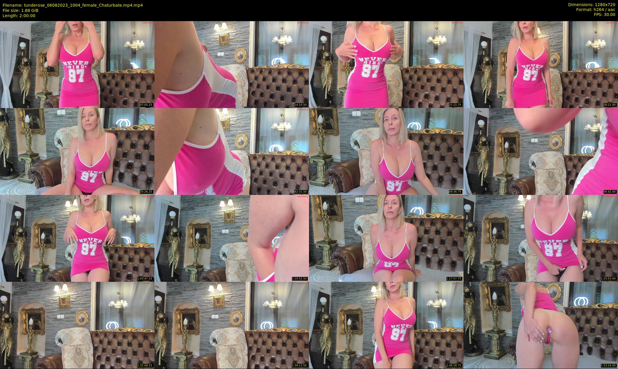 tunderose — 120 minute Chaturbate female cam show recording, 720p, Aug 6, 2023
