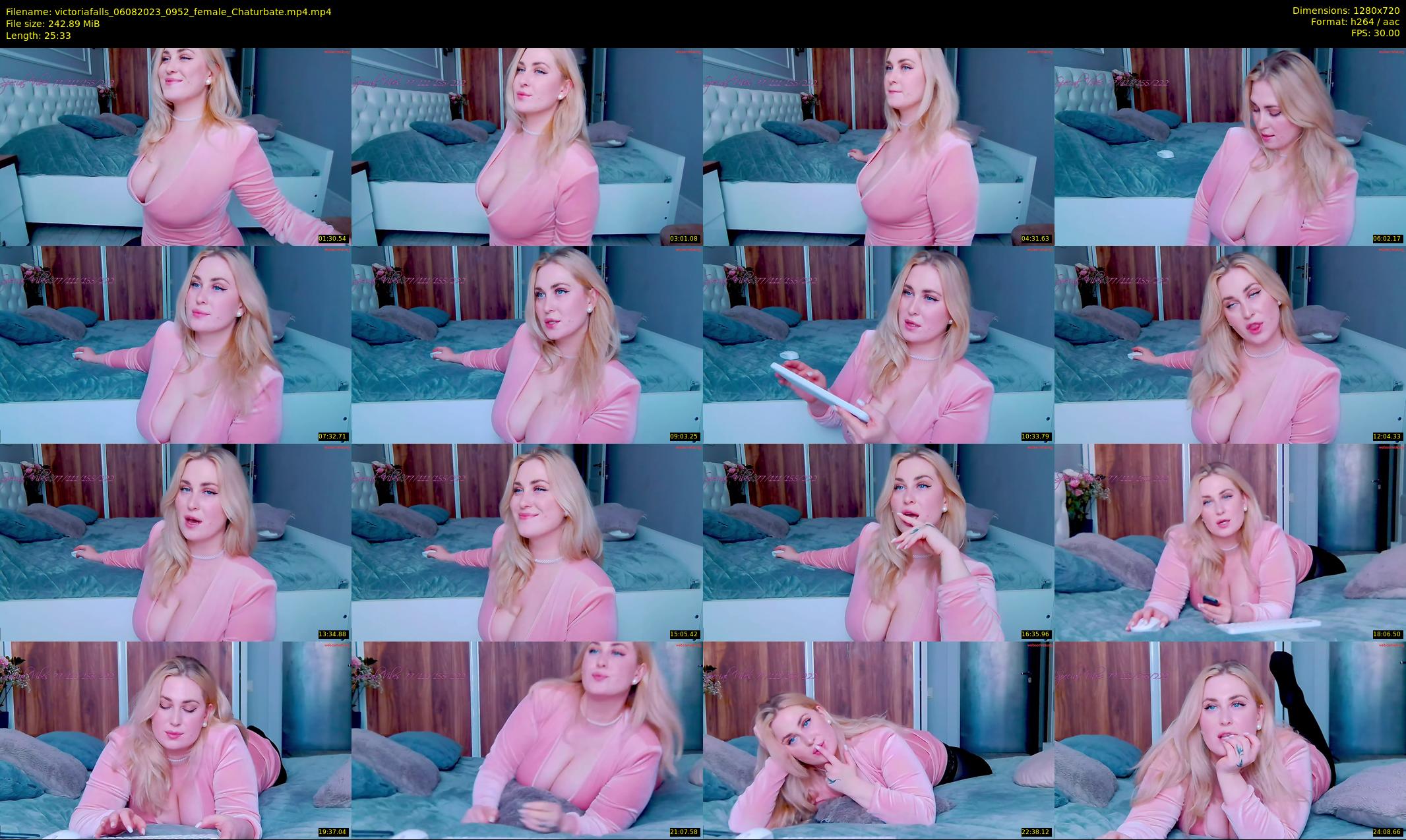 victoriafalls — 26 minute Chaturbate female cam show recording, 720p, Aug 6, 2023