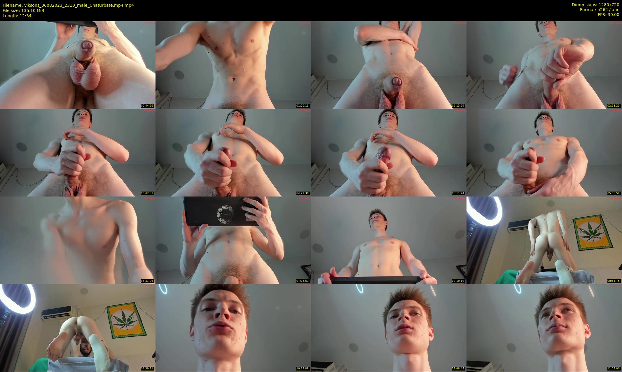 viksons — 13 minute Chaturbate male cam show recording, 720p, Aug 6, 2023