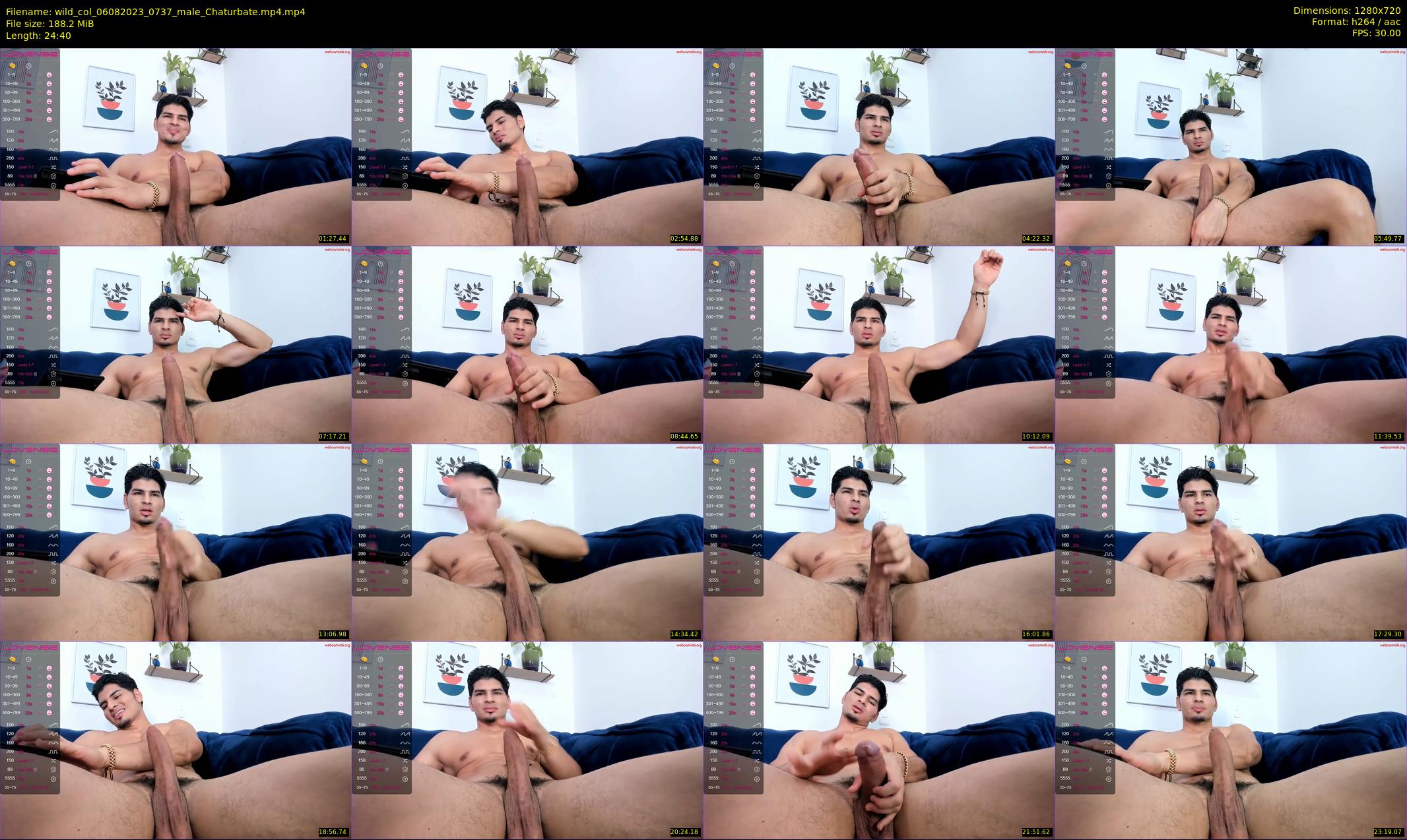 wild_col — 25 minute Chaturbate male cam show recording, 720p, Aug 6, 2023
