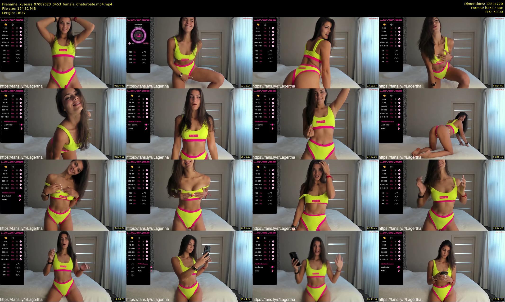 xvsesss — 19 minute Chaturbate female cam show recording, 720p, Aug 7, 2023