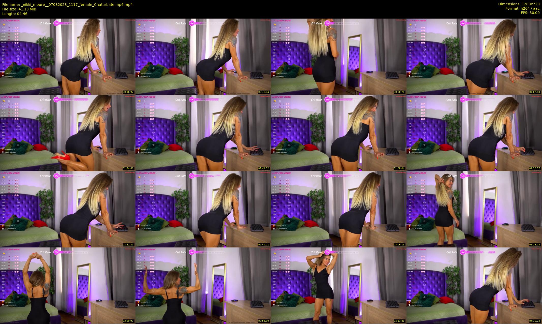 _nikki_moore_ — 5 minute Chaturbate female cam show recording, 720p, Aug 7, 2023