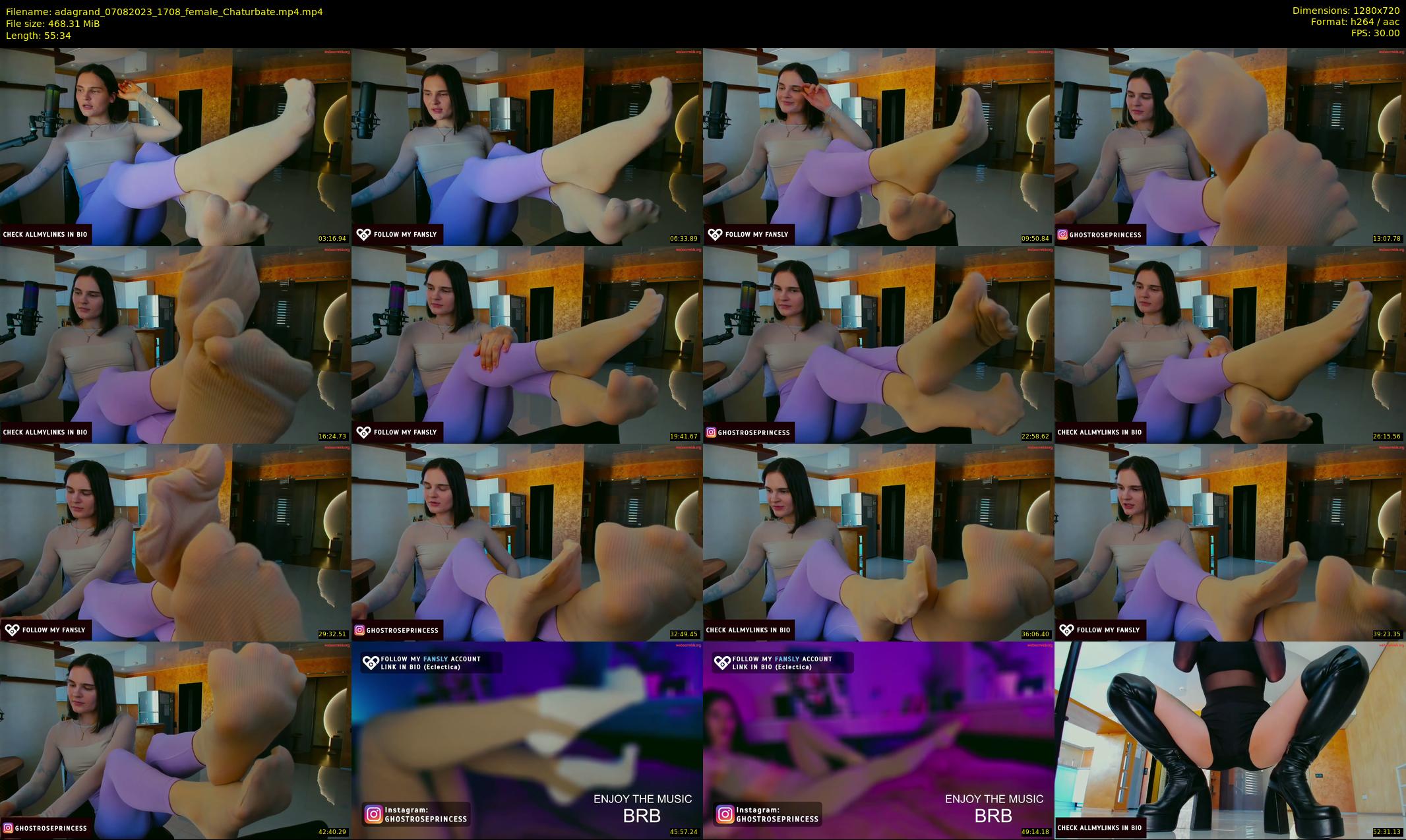 adagrand — 56 minute Chaturbate female cam show recording, 720p, Aug 7, 2023