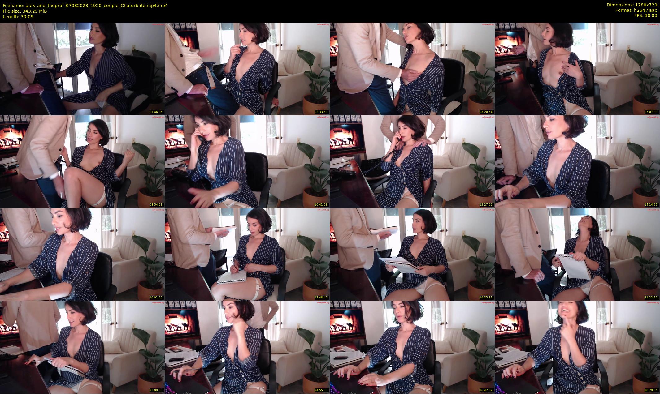 alex_and_theprof — 31 minute Chaturbate couple cam show recording, 720p, Aug 7, 2023