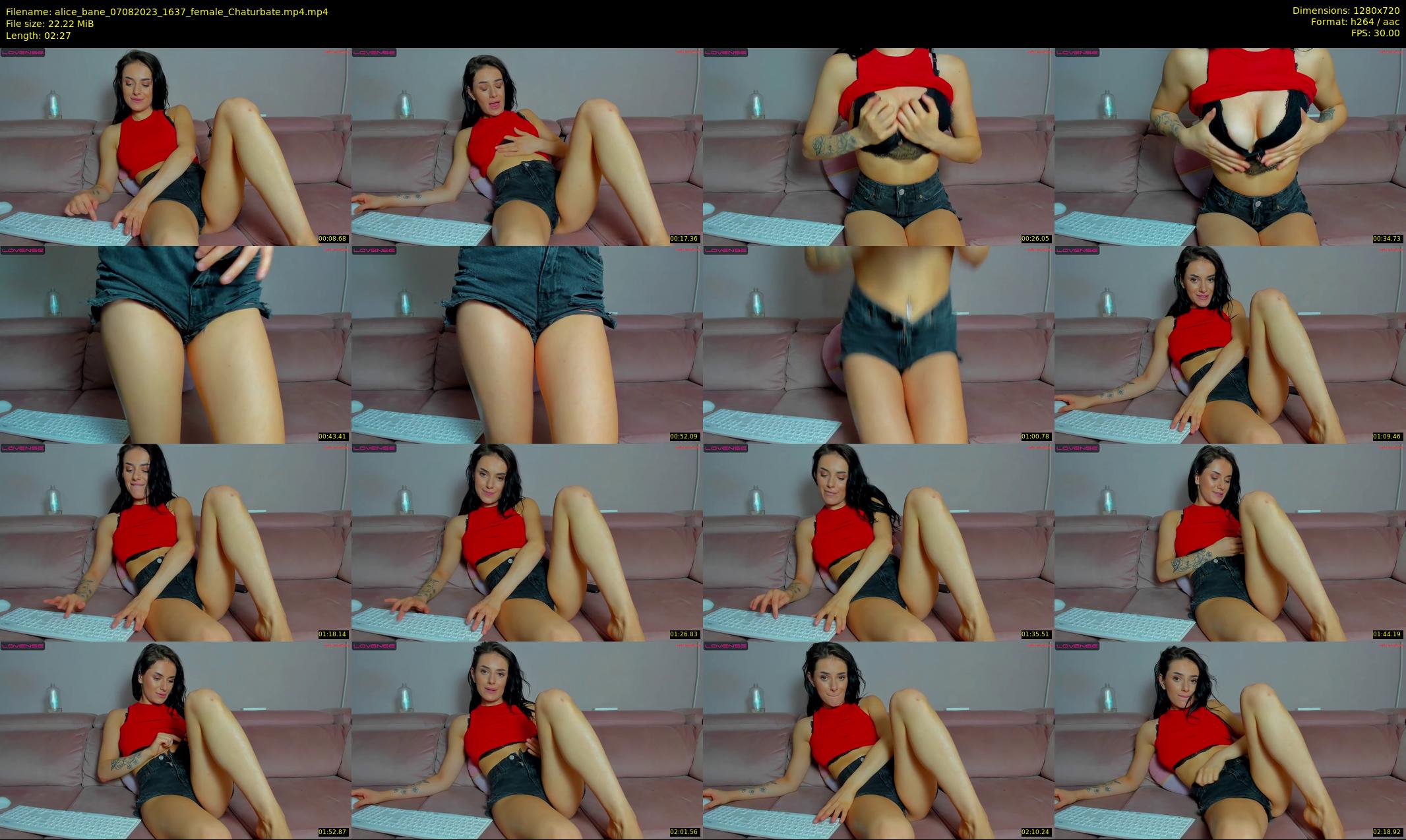 alice_bane — 3 minute Chaturbate female cam show recording, 720p, Aug 7, 2023