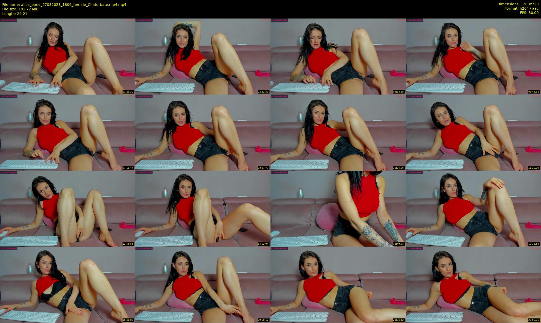 alice_bane — 25 minute Chaturbate female cam show recording, 720p, Aug 7, 2023