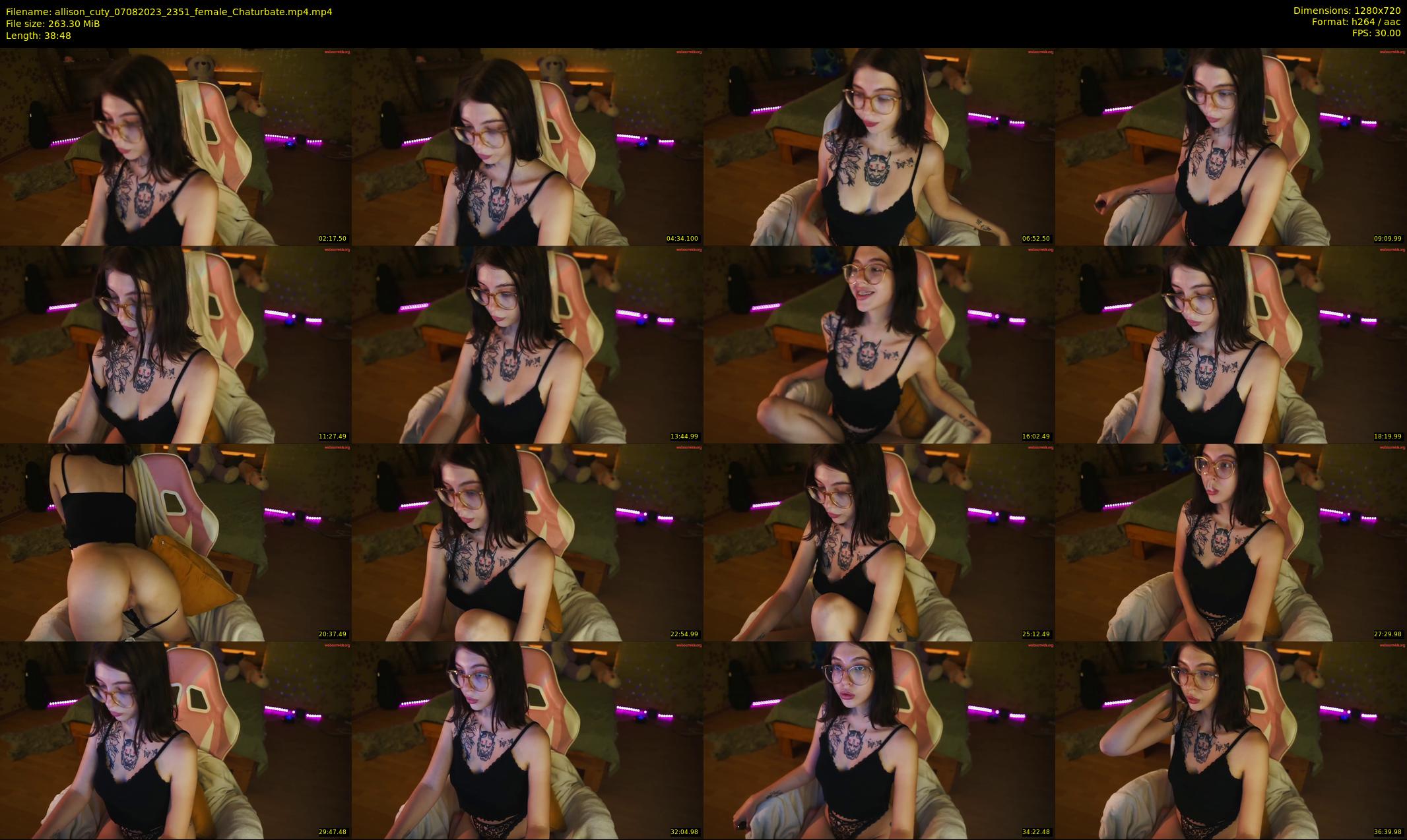 allison_cuty — 39 minute Chaturbate female cam show recording, 720p, Aug 7, 2023