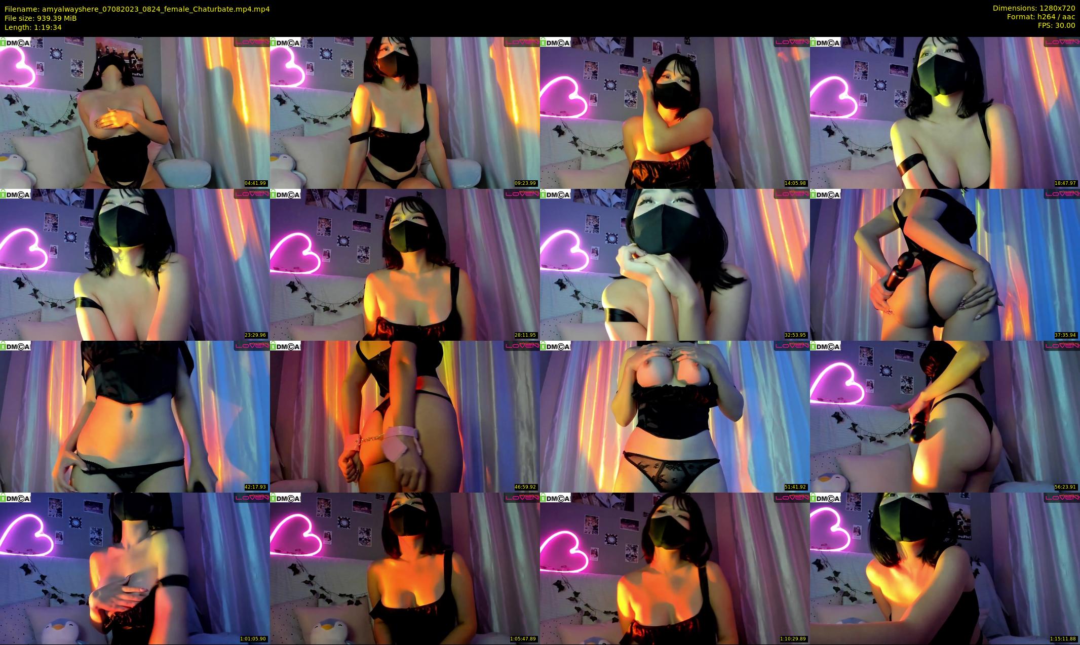 amyalwayshere — 80 minute Chaturbate female cam show recording, 720p, Aug 7, 2023