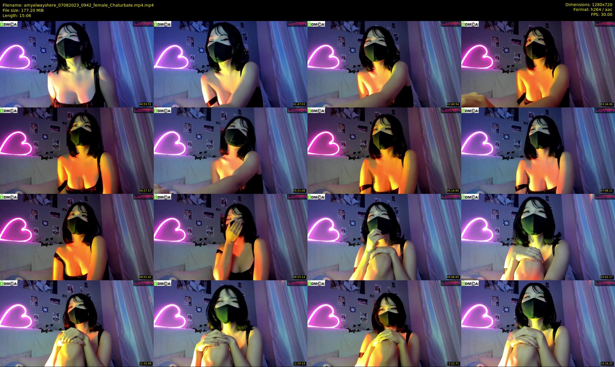 amyalwayshere — 16 minute Chaturbate female cam show recording, 720p, Aug 7, 2023