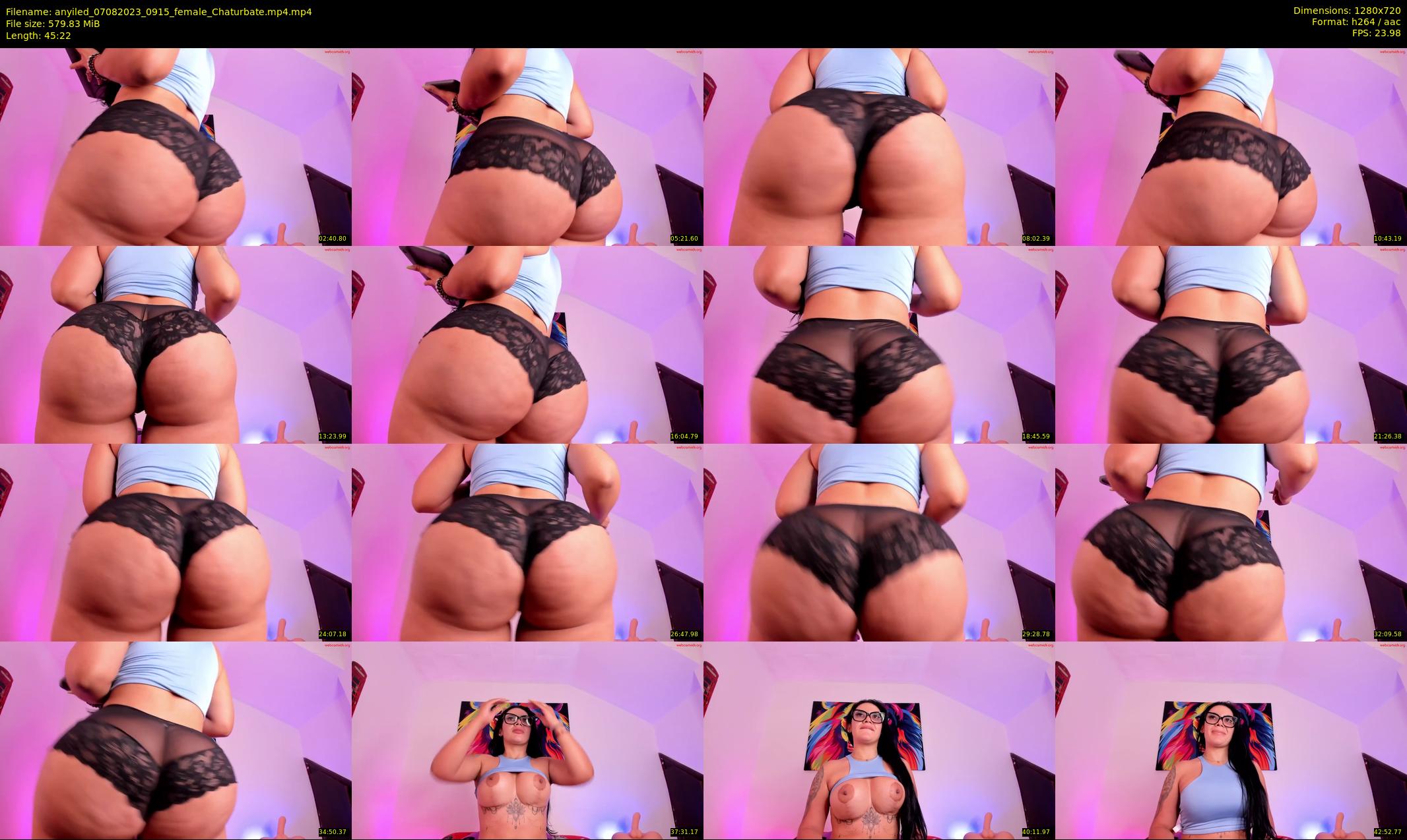 anyiled — 46 minute Chaturbate female cam show recording, 720p, Aug 7, 2023