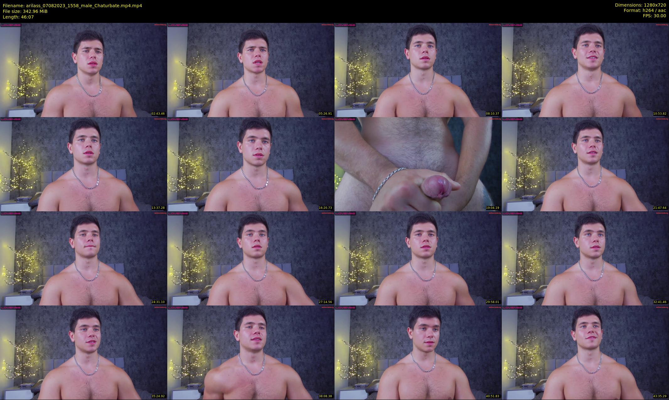 arilass — 47 minute Chaturbate male cam show recording, 720p, Aug 7, 2023