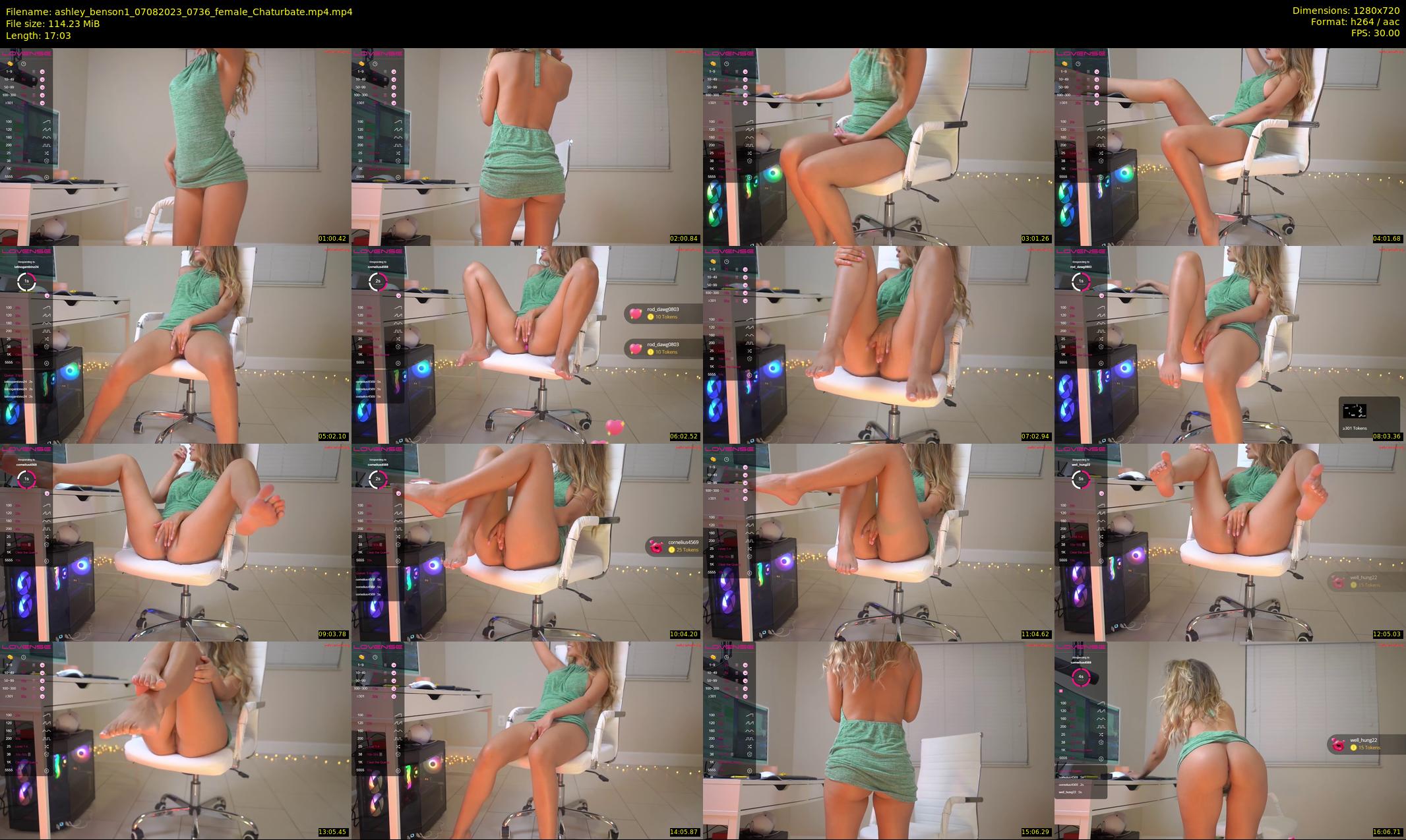 ashley_benson1 — 18 minute Chaturbate female cam show recording, 720p, Aug 7, 2023