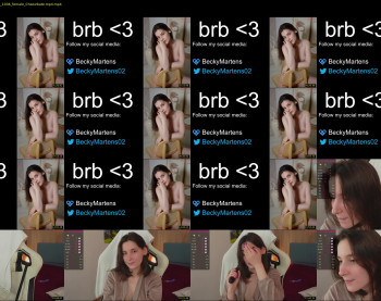 beckymartens — 25 minute Chaturbate female cam show recording, 720p, Aug 7, 2023