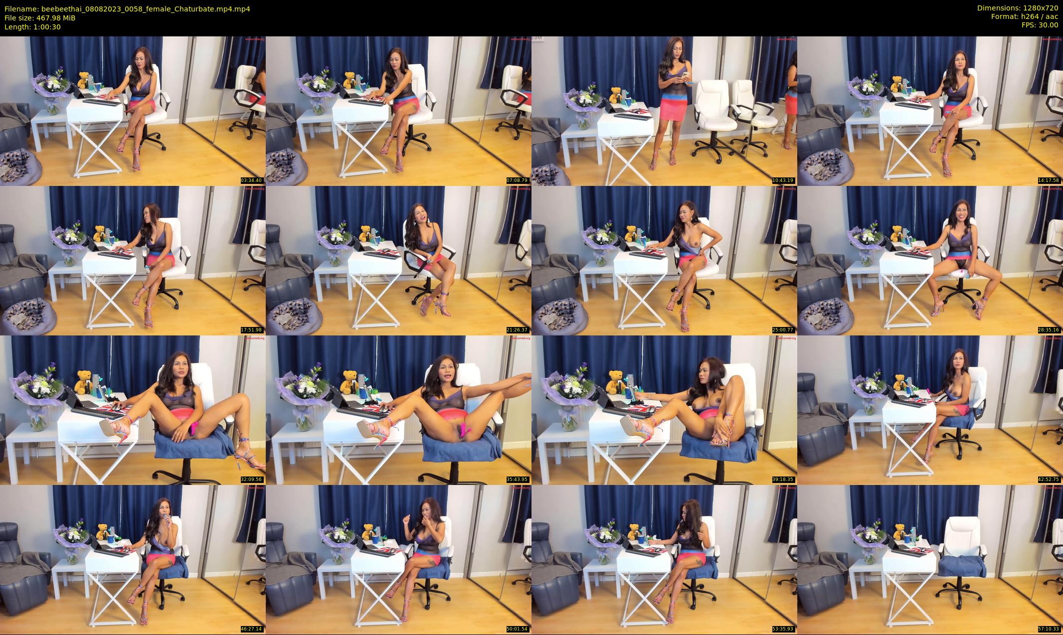 beebeethai — 61 minute Chaturbate female cam show recording, 720p, Aug 8, 2023