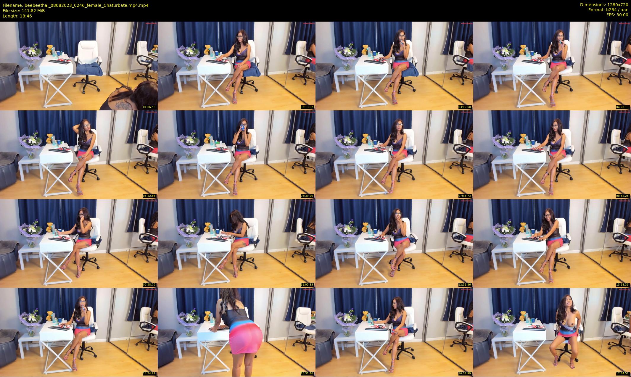 beebeethai — 19 minute Chaturbate female cam show recording, 720p, Aug 8, 2023