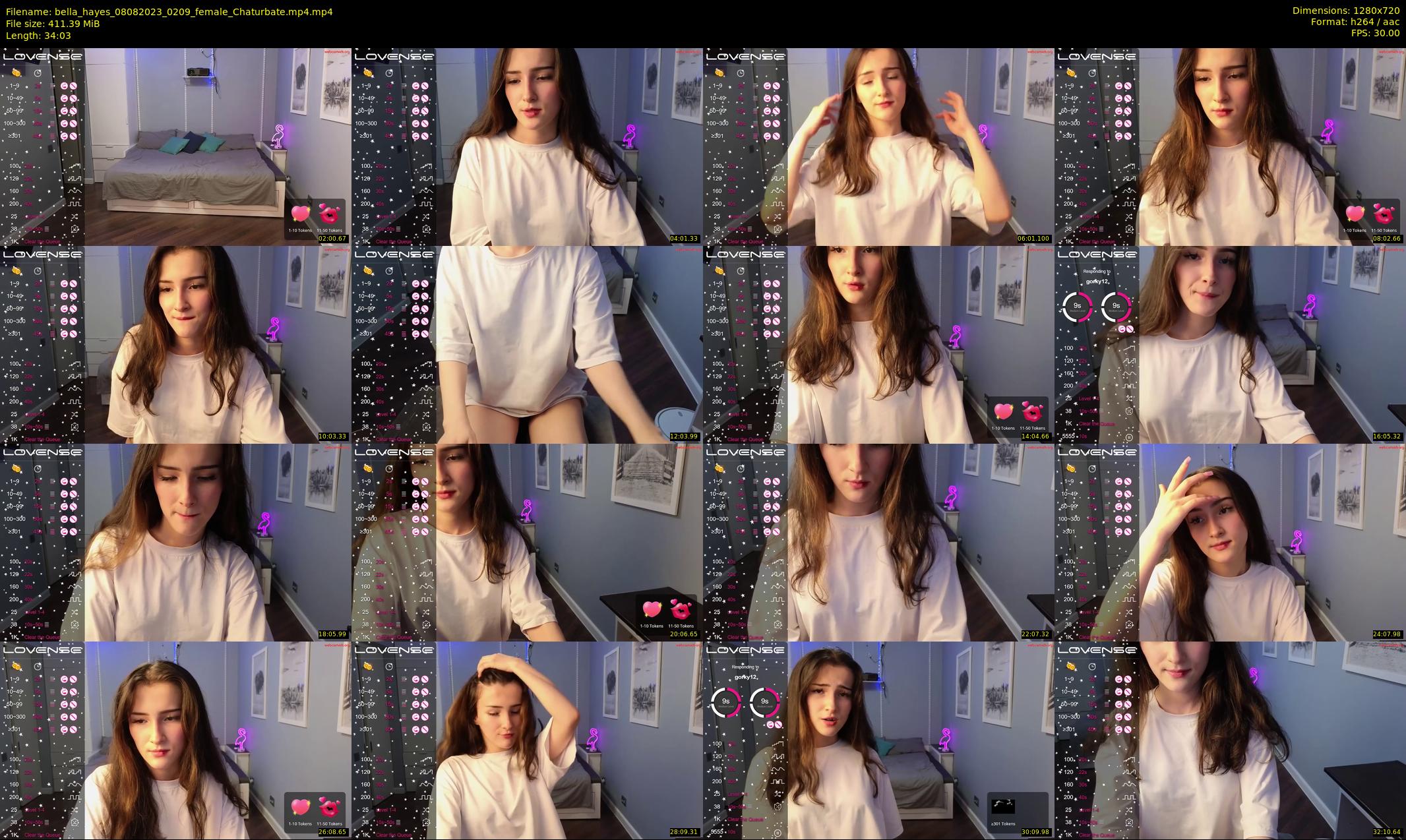 bella_hayes — 35 minute Chaturbate female cam show recording, 720p, Aug 8, 2023