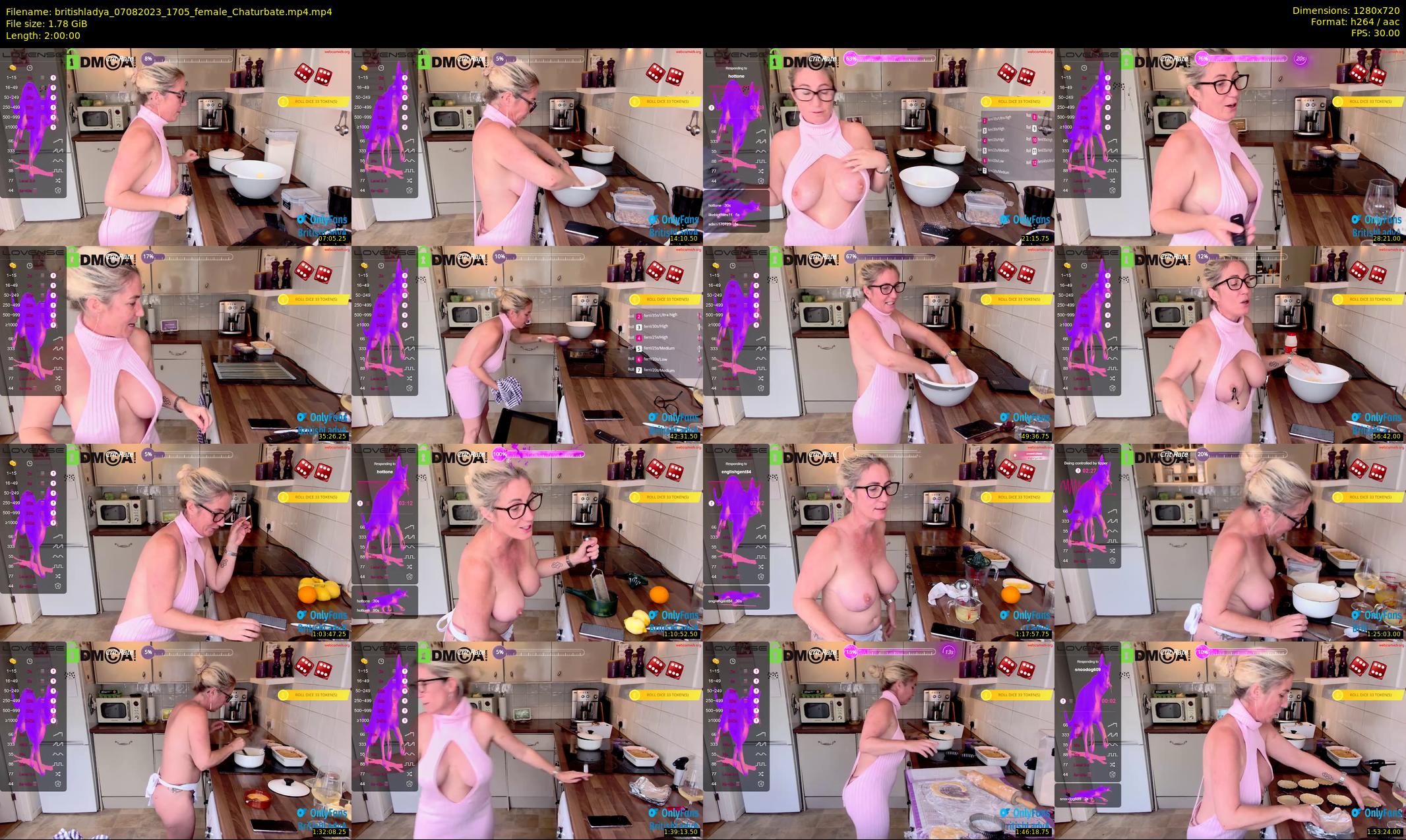 britishladya — 120 minute Chaturbate female cam show recording, 720p, Aug 7, 2023