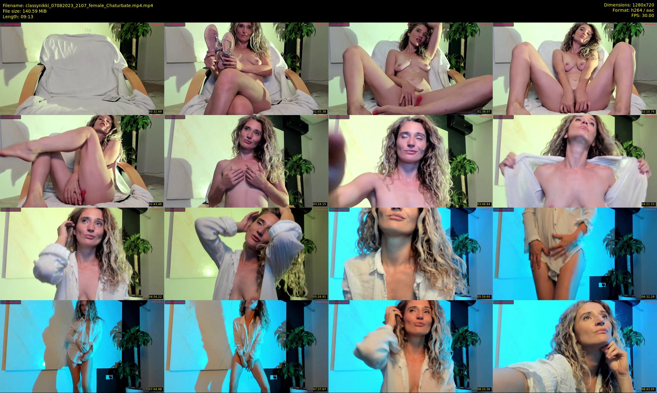 classynikki — 10 minute Chaturbate female cam show recording, 720p, Aug 7, 2023