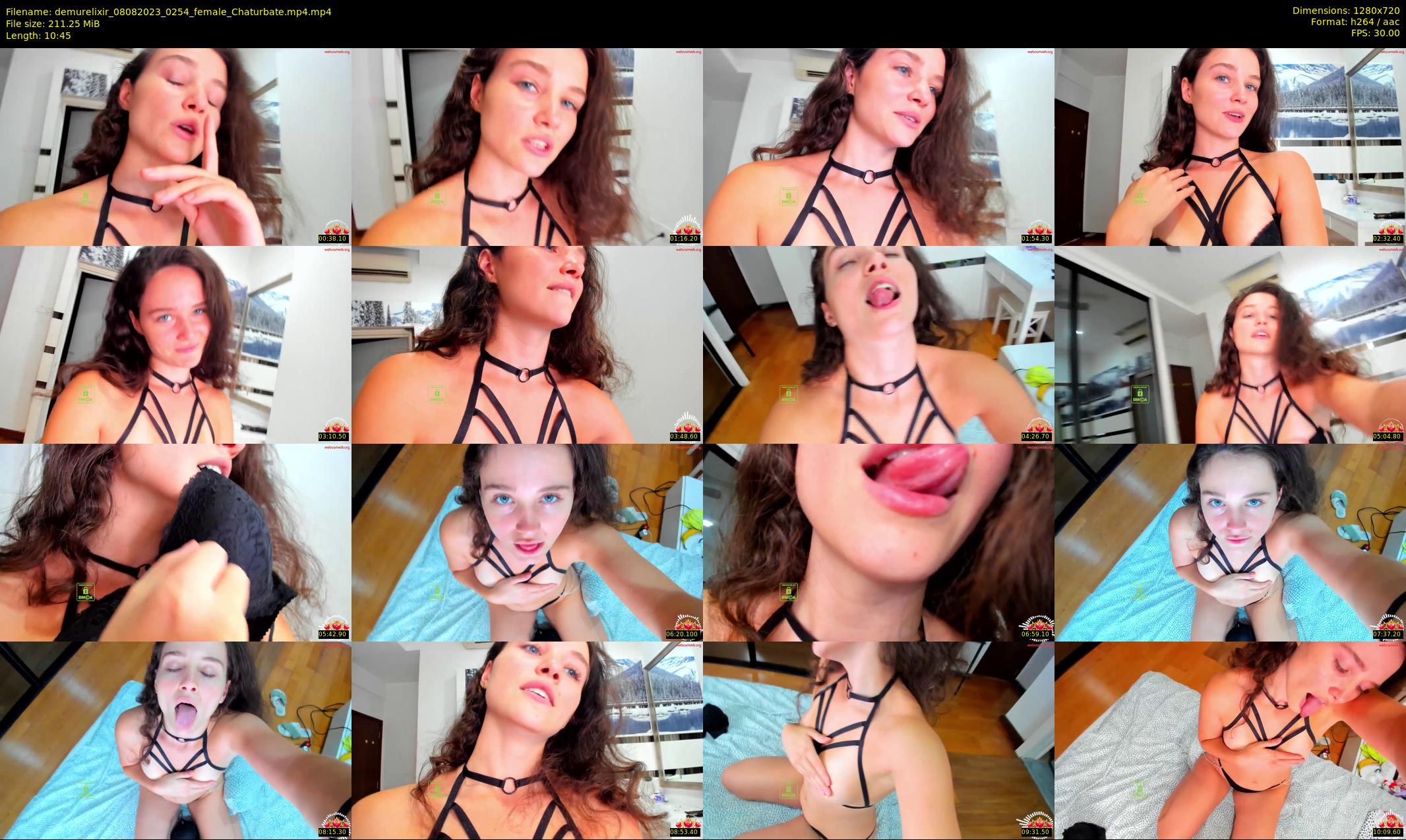 demurelixir — 11 minute Chaturbate female cam show recording, 720p, Aug 8, 2023
