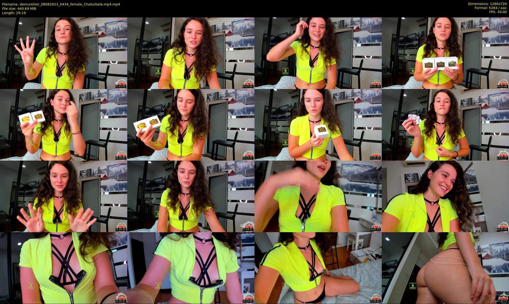 demurelixir — 30 minute Chaturbate female cam show recording, 720p, Aug 8, 2023