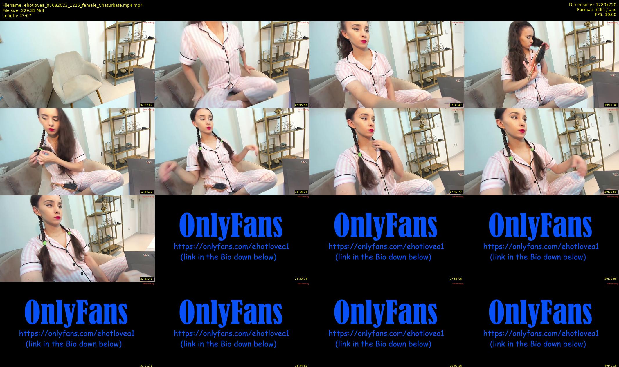 ehotlovea — 44 minute Chaturbate female cam show recording, 720p, Aug 7, 2023