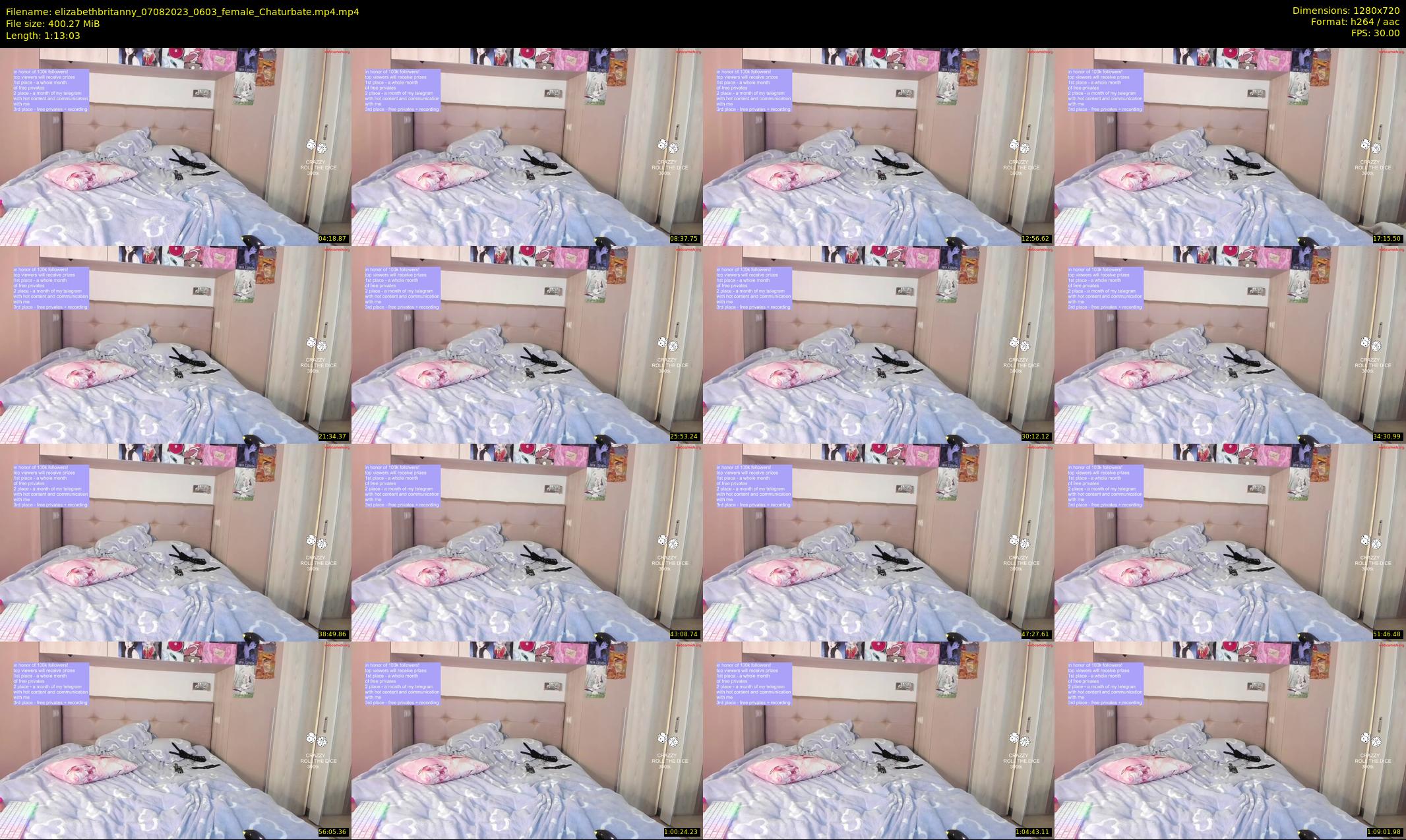 elizabethbritanny — 74 minute Chaturbate female cam show recording, 720p, Aug 7, 2023
