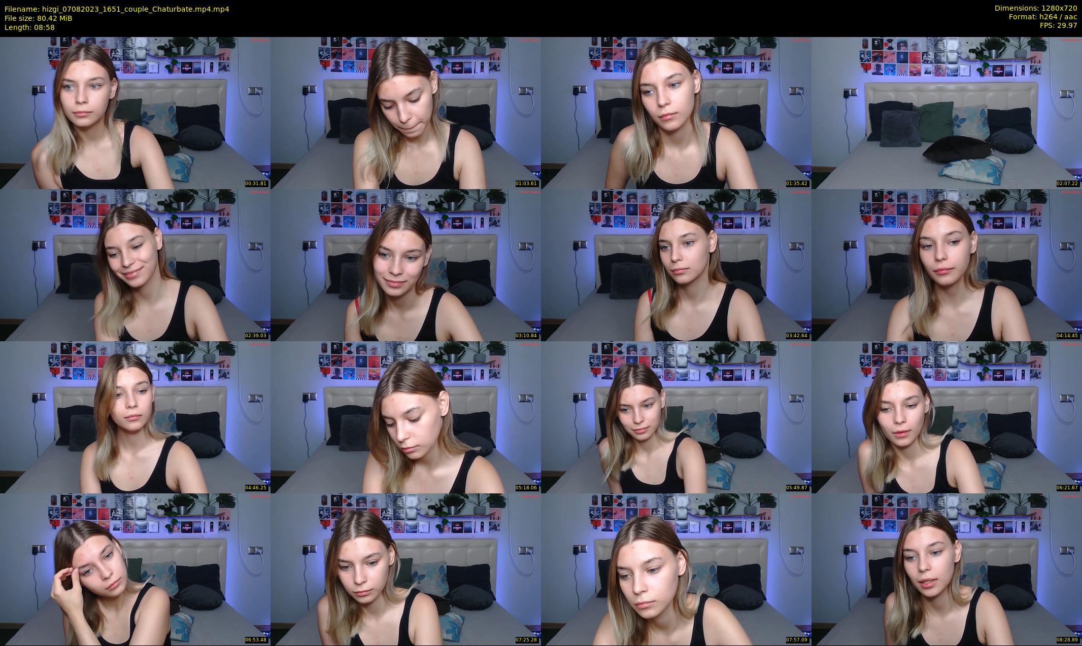 hizgi — 9 minute Chaturbate couple cam show recording, 720p, Aug 7, 2023
