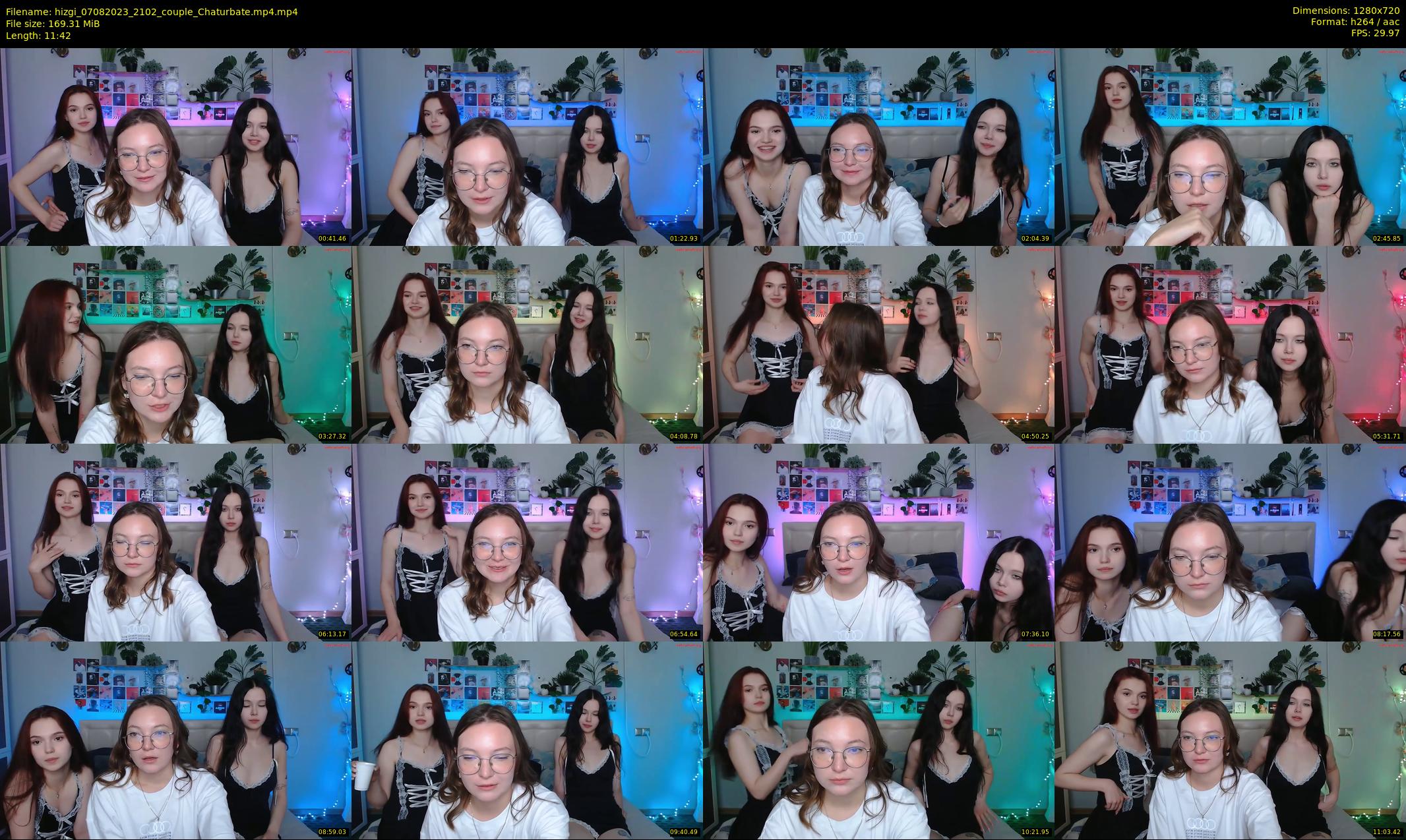 hizgi — 12 minute Chaturbate couple cam show recording, 720p, Aug 7, 2023