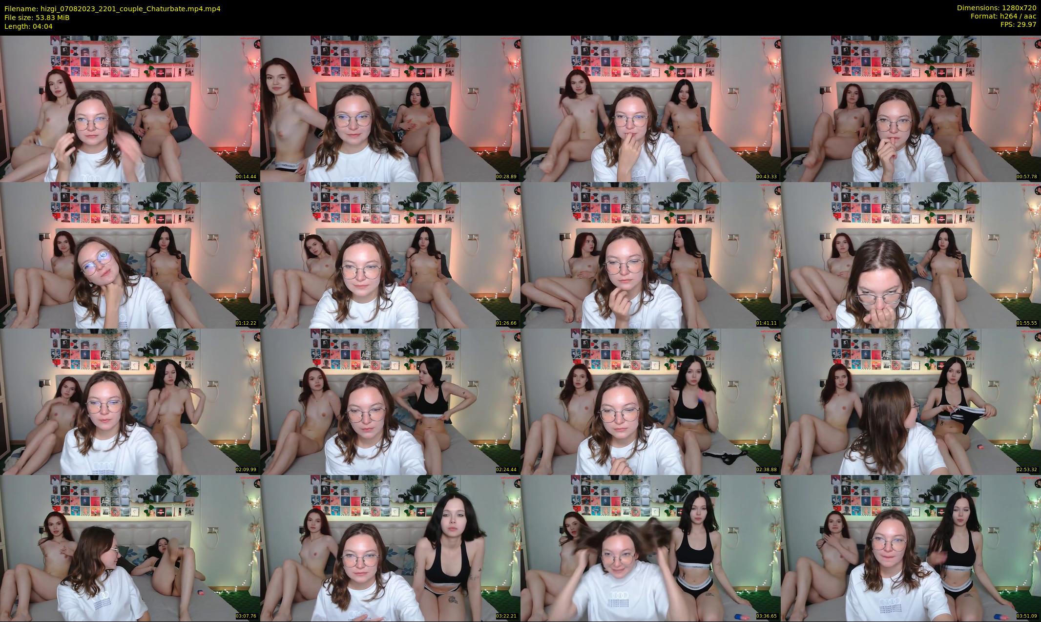 hizgi — 5 minute Chaturbate couple cam show recording, 720p, Aug 7, 2023