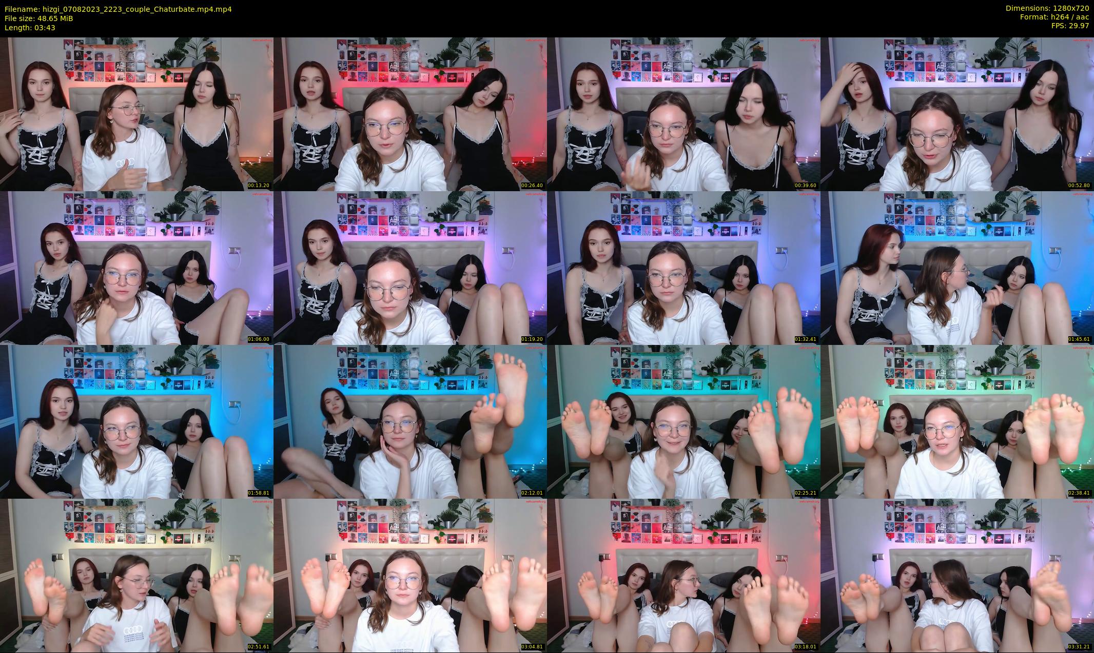 hizgi — 4 minute Chaturbate couple cam show recording, 720p, Aug 7, 2023