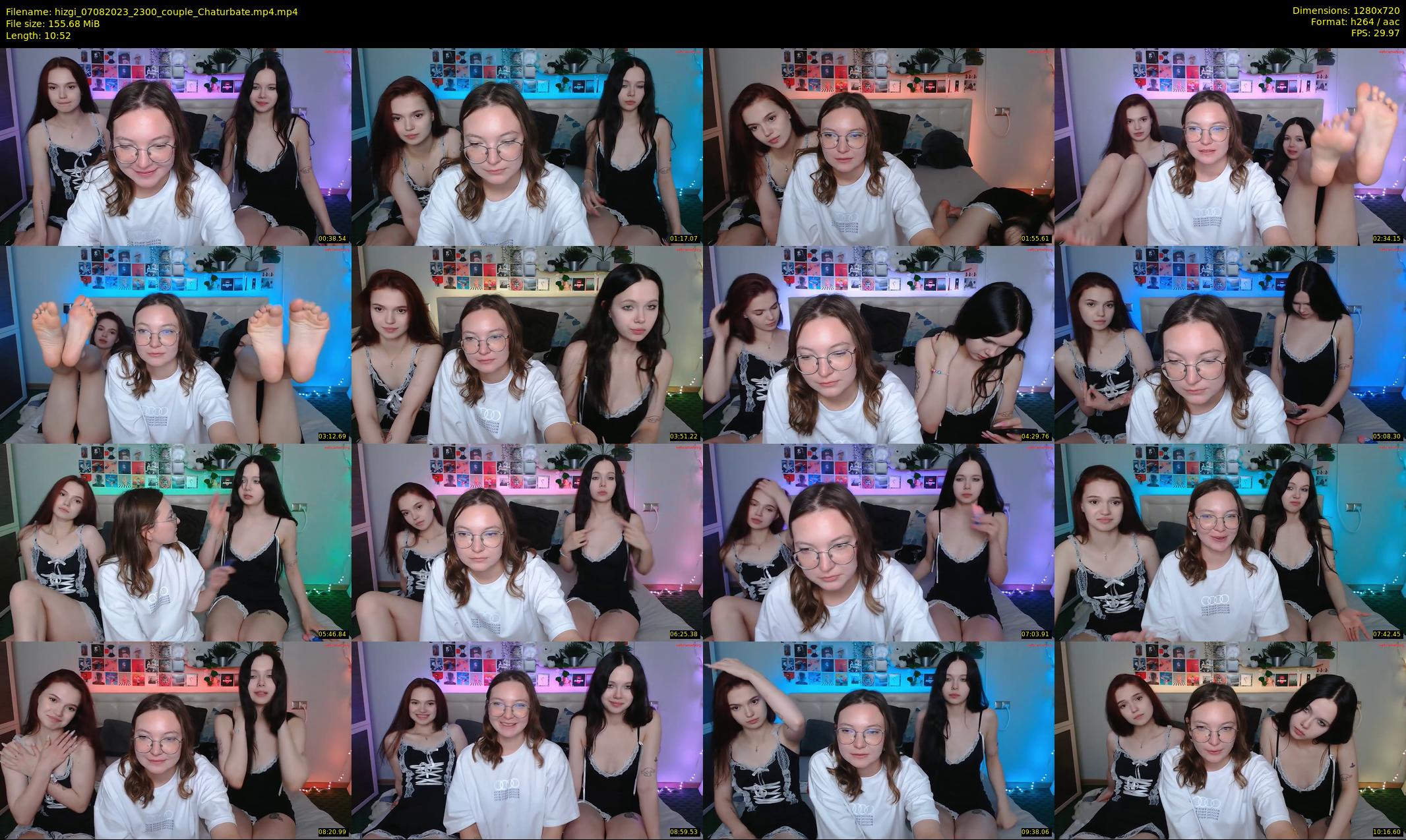 hizgi — 11 minute Chaturbate couple cam show recording, 720p, Aug 7, 2023